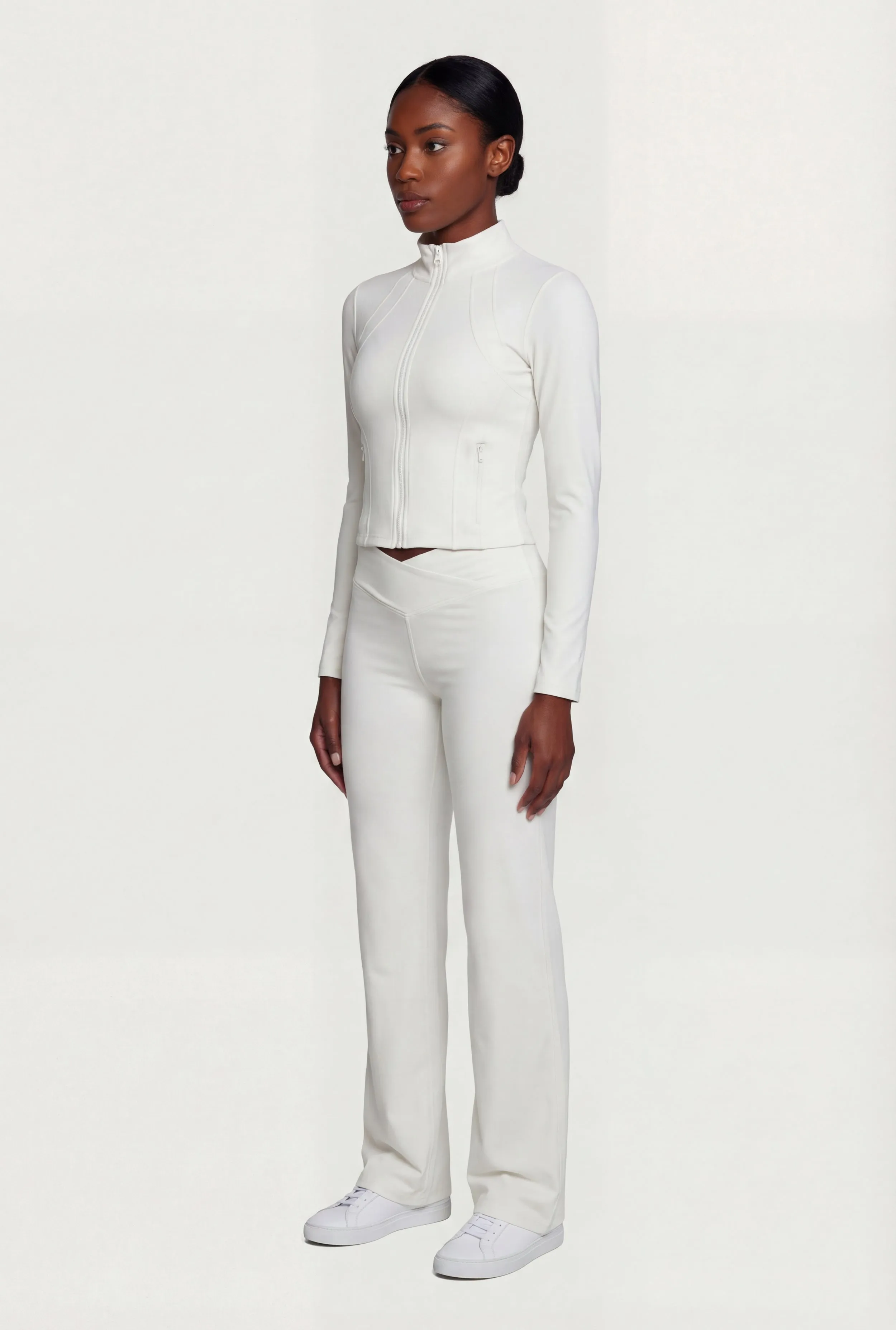 Criss Cross Waist Straight Leg Leggings sold by Rainbow product image thumbnail 2