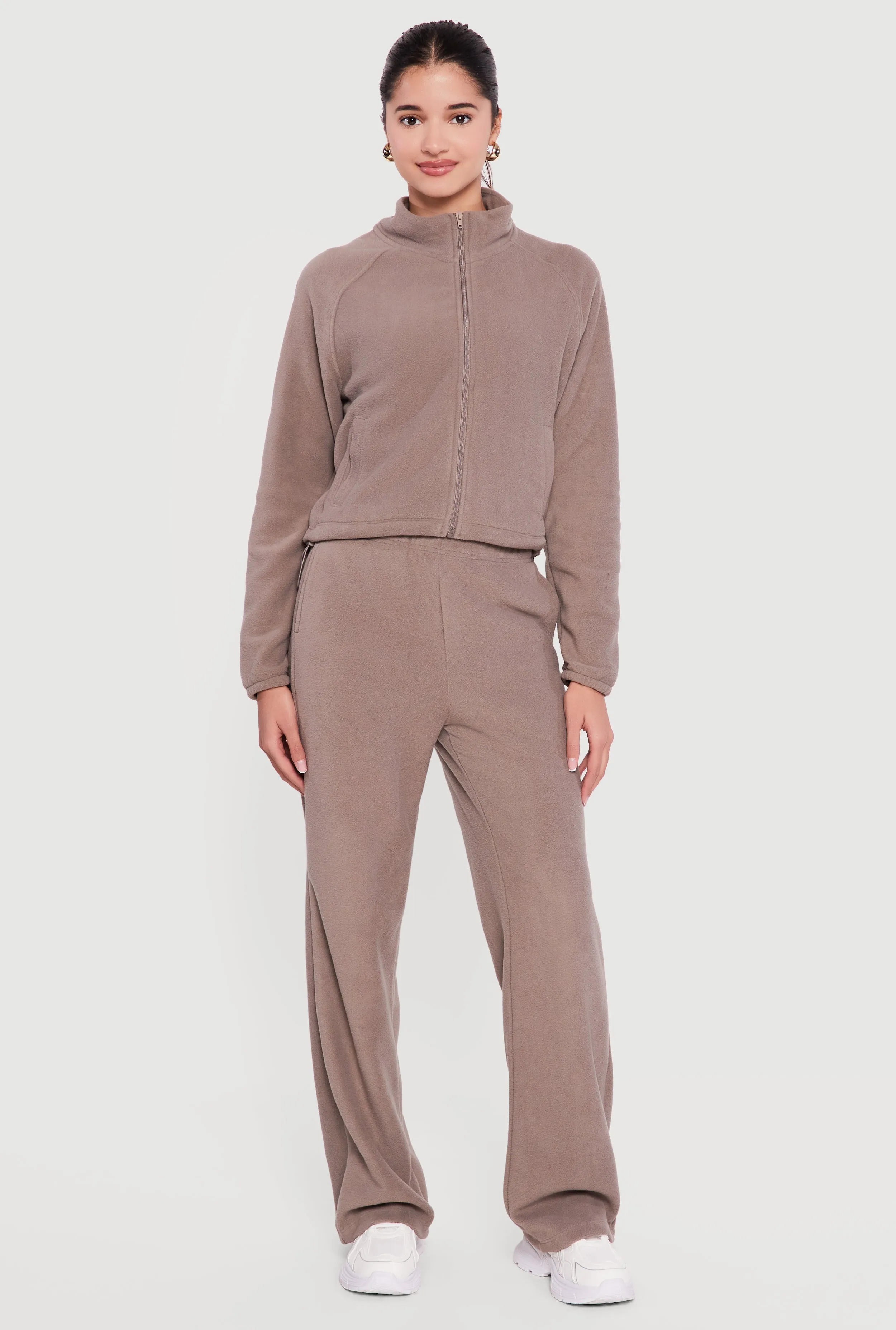 High Waisted Straight Leg Sweatpants sold by Rainbow