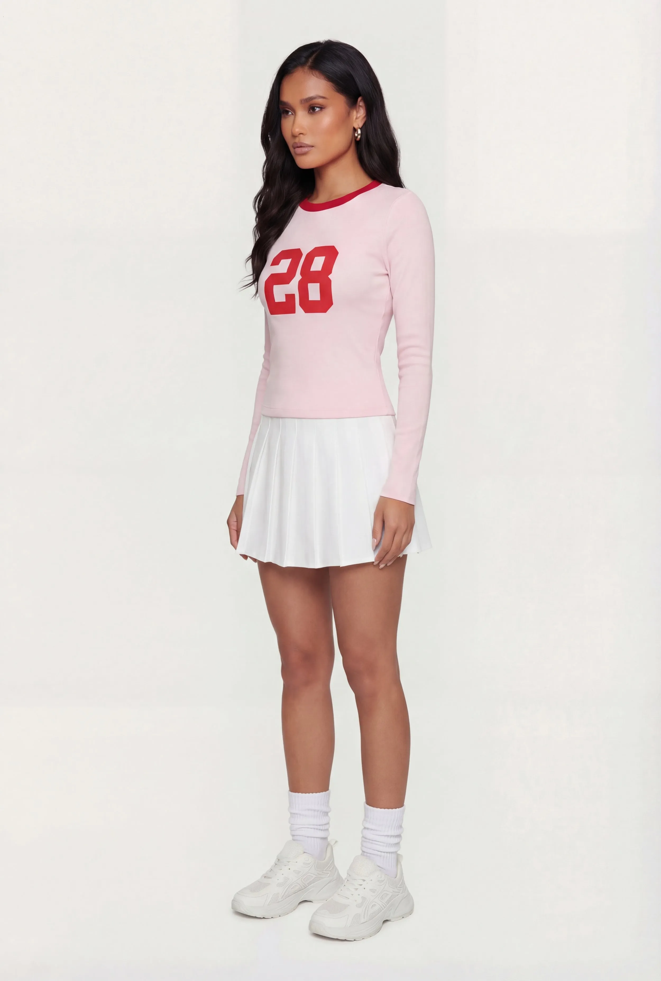 28 Graphic Long Sleeve Crew Neck Top sold by Rainbow product image thumbnail 3