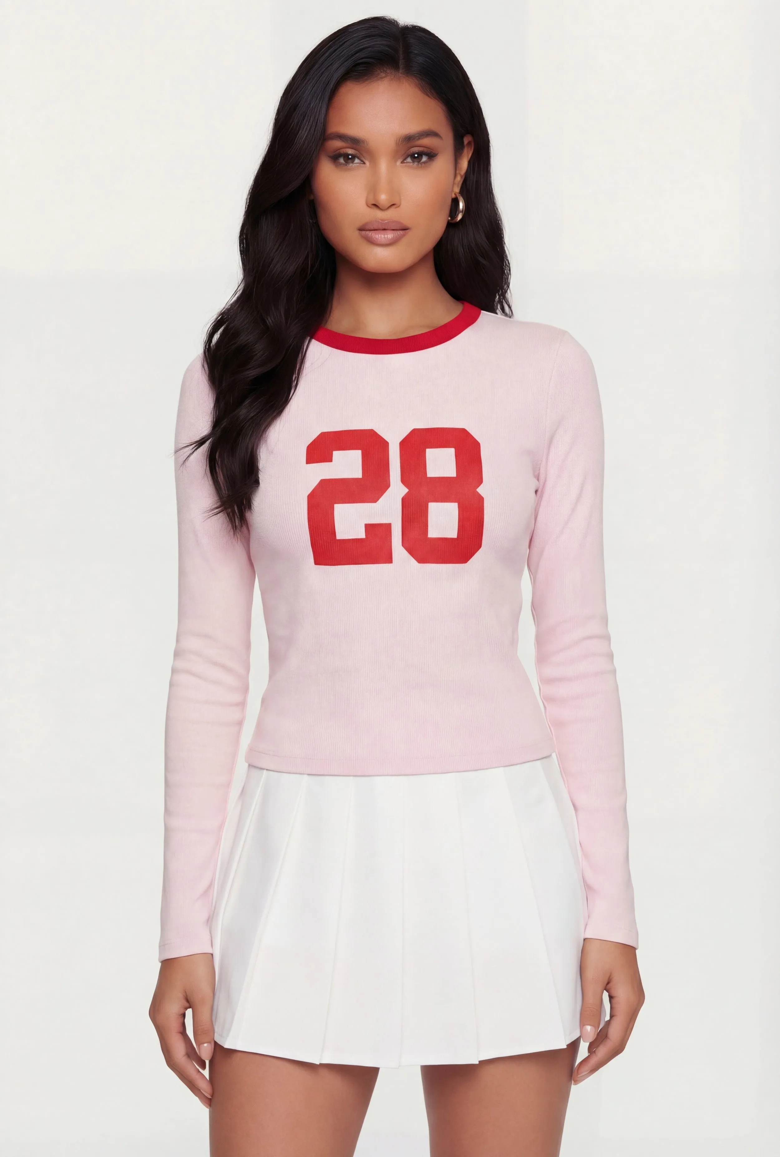 28 Graphic Long Sleeve Crew Neck Top sold by Rainbow product image thumbnail 2