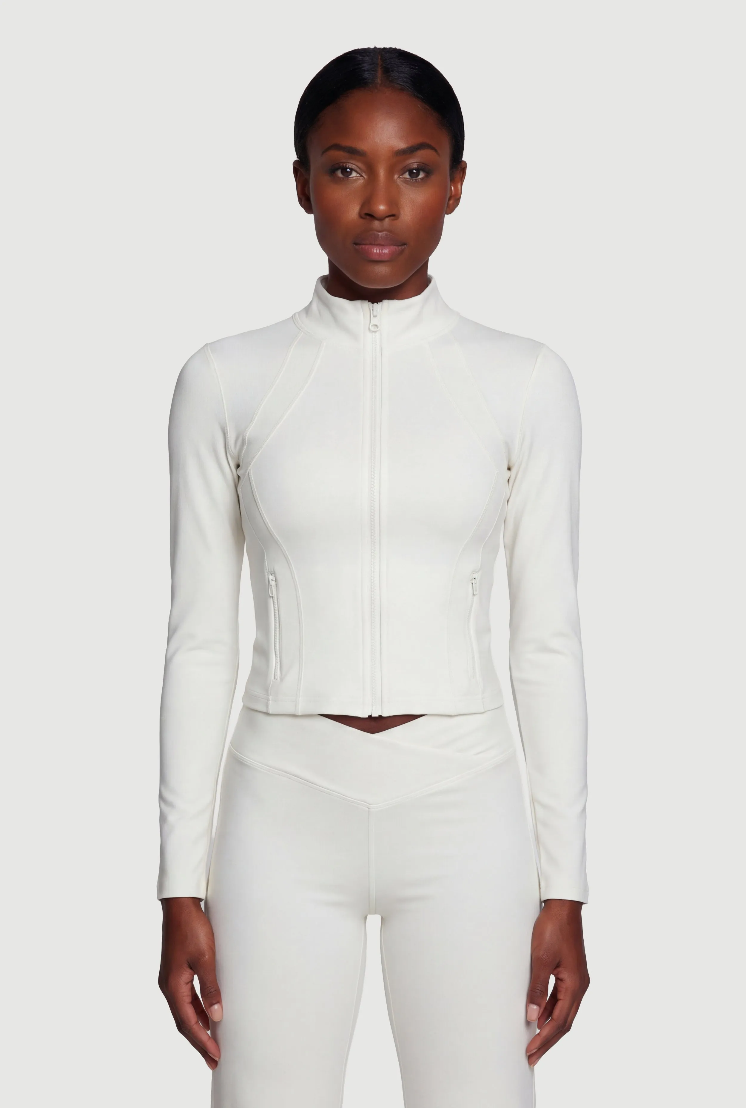 Long Sleeve Zip Front Track Jacket sold by Rainbow