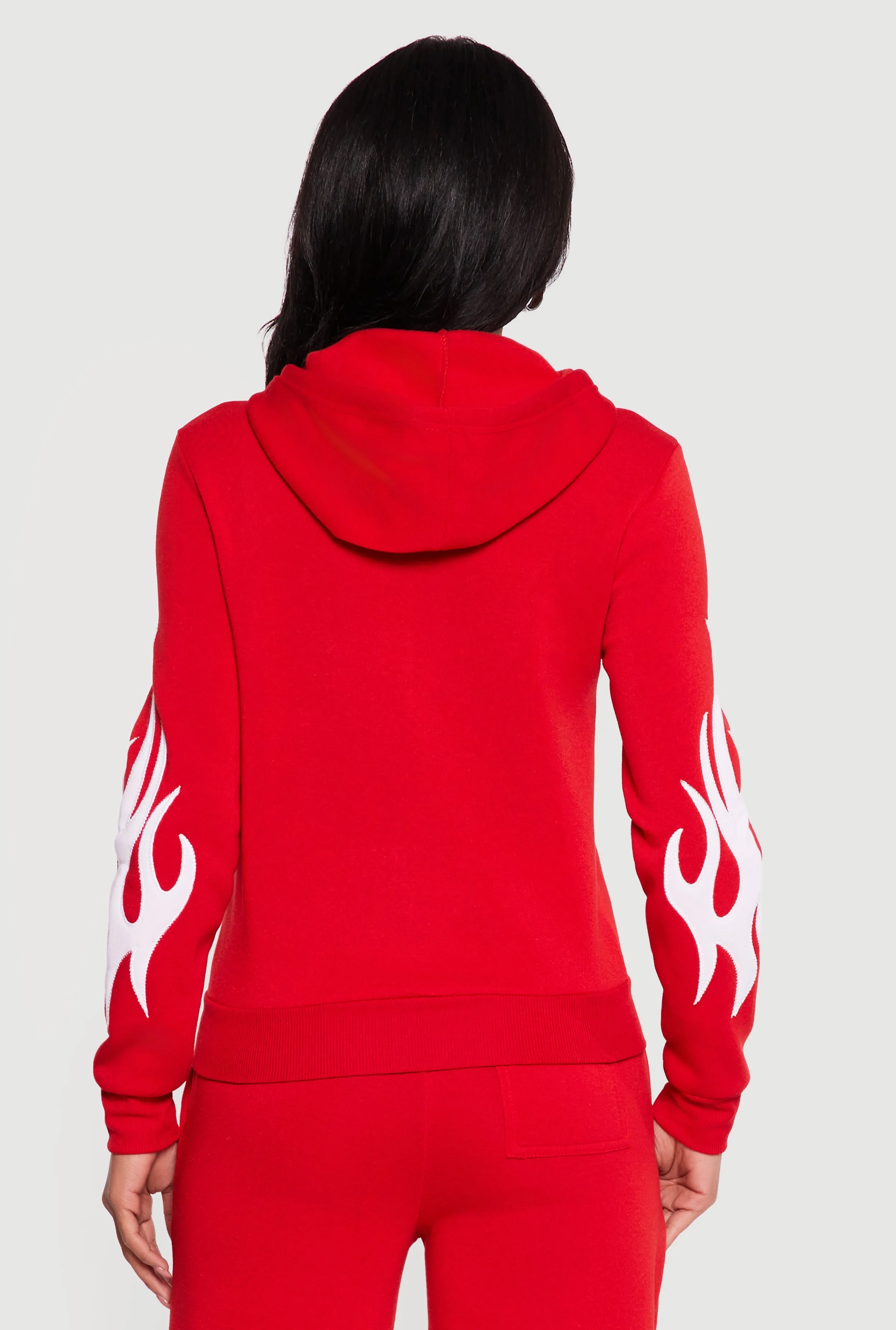 The One Graphic Patch Zip Front Hoodie sold by Rainbow product image thumbnail 5