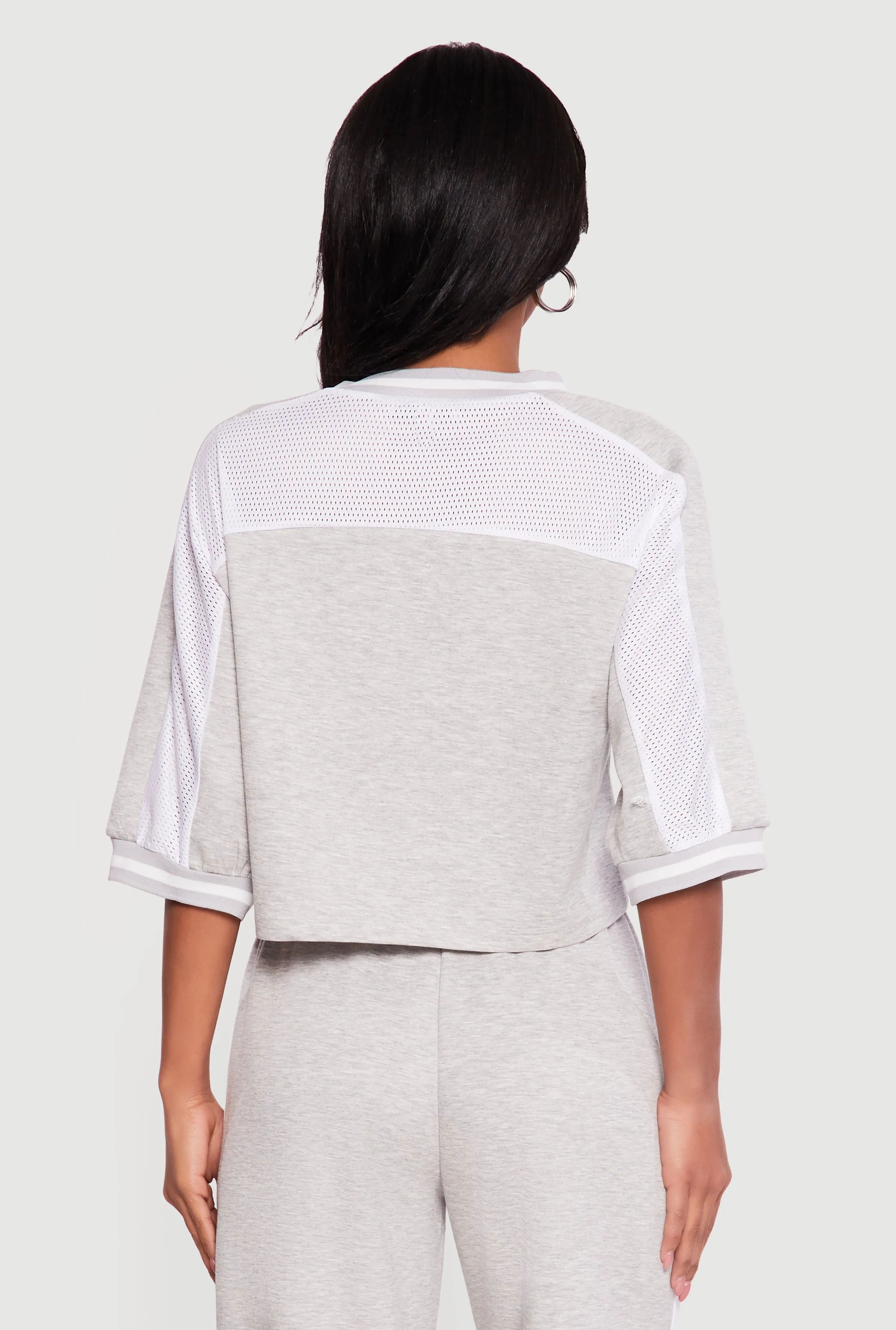 Brat Graphic Cropped Jersey Top sold by Rainbow product image thumbnail 5