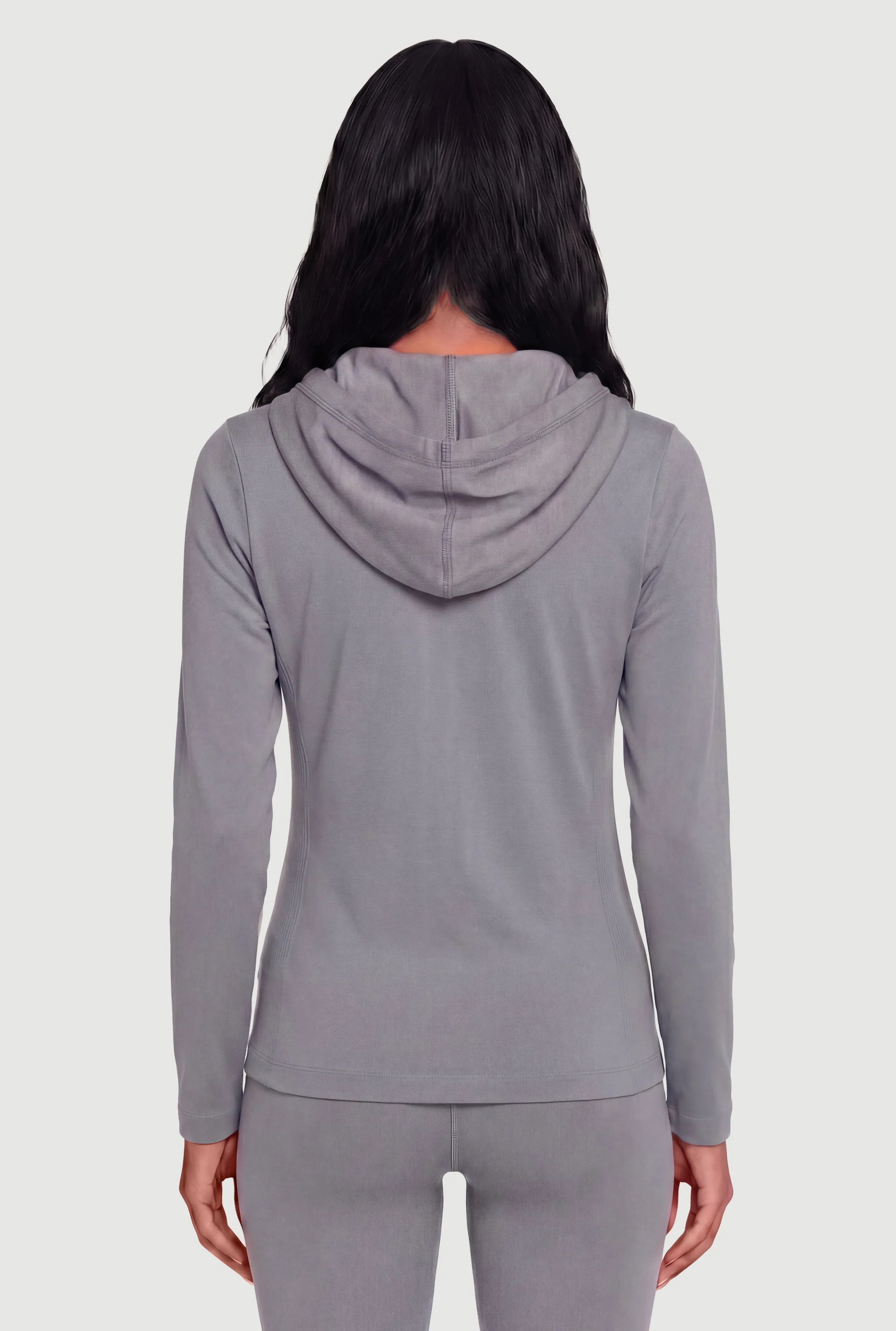 Drawstring Hooded Zip Front Track Jacket sold by Rainbow product image thumbnail 5