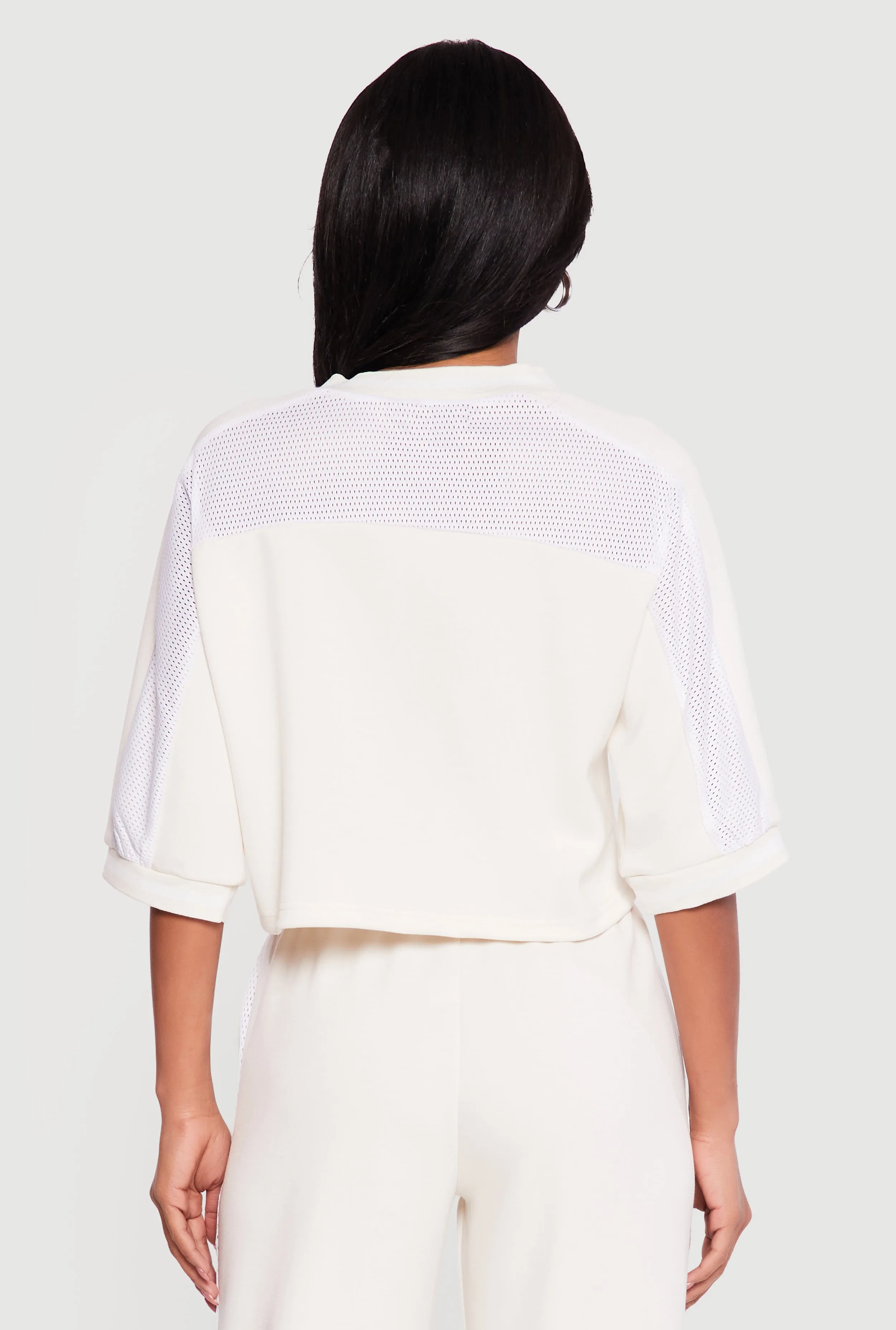 Brat Graphic Cropped Jersey Top sold by Rainbow product image thumbnail 5