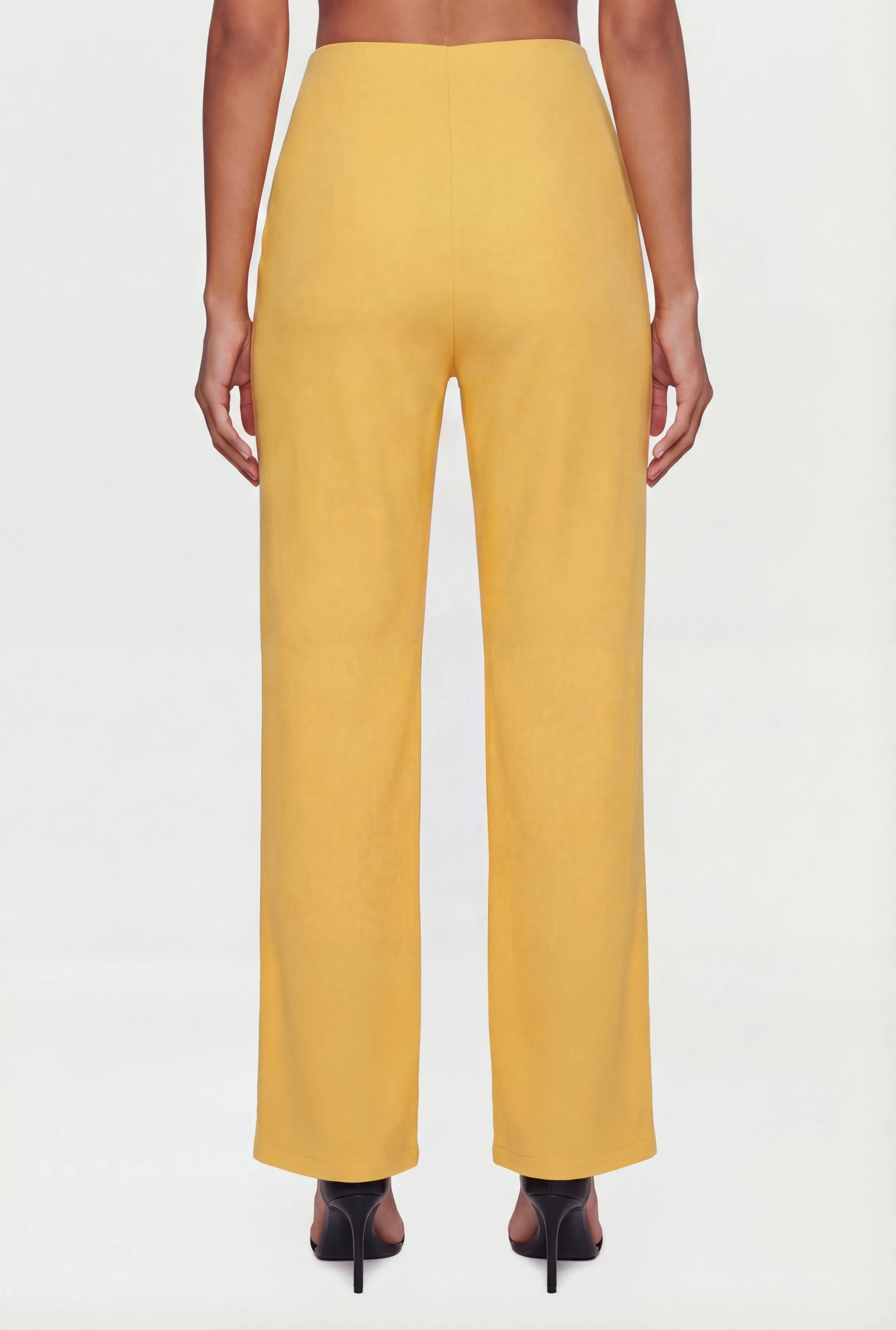 Metallic Detail Asymmetrical Overlay Pants sold by Rainbow product image thumbnail 5