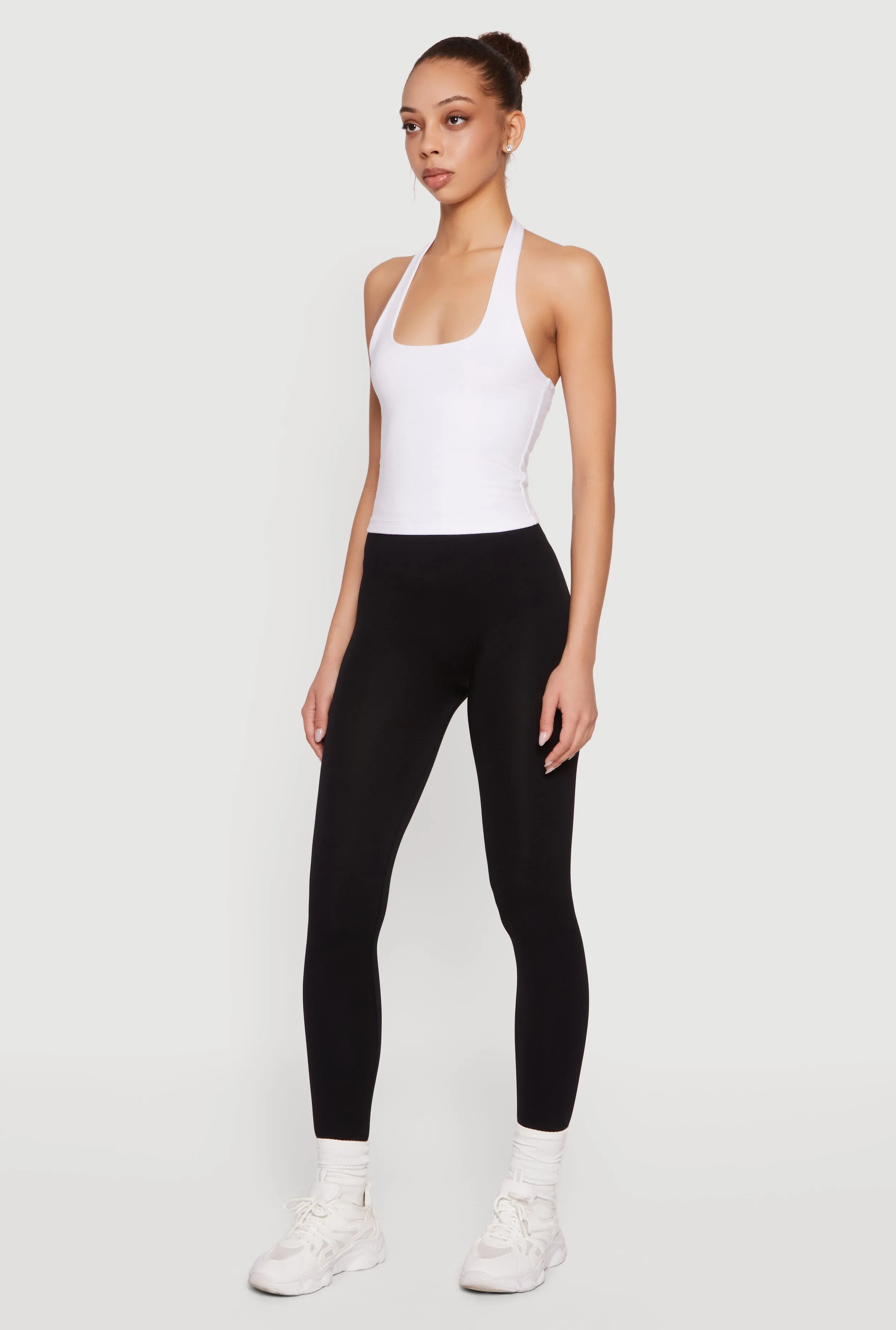 High Waisted Basic Leggings sold by Rainbow product image thumbnail 2