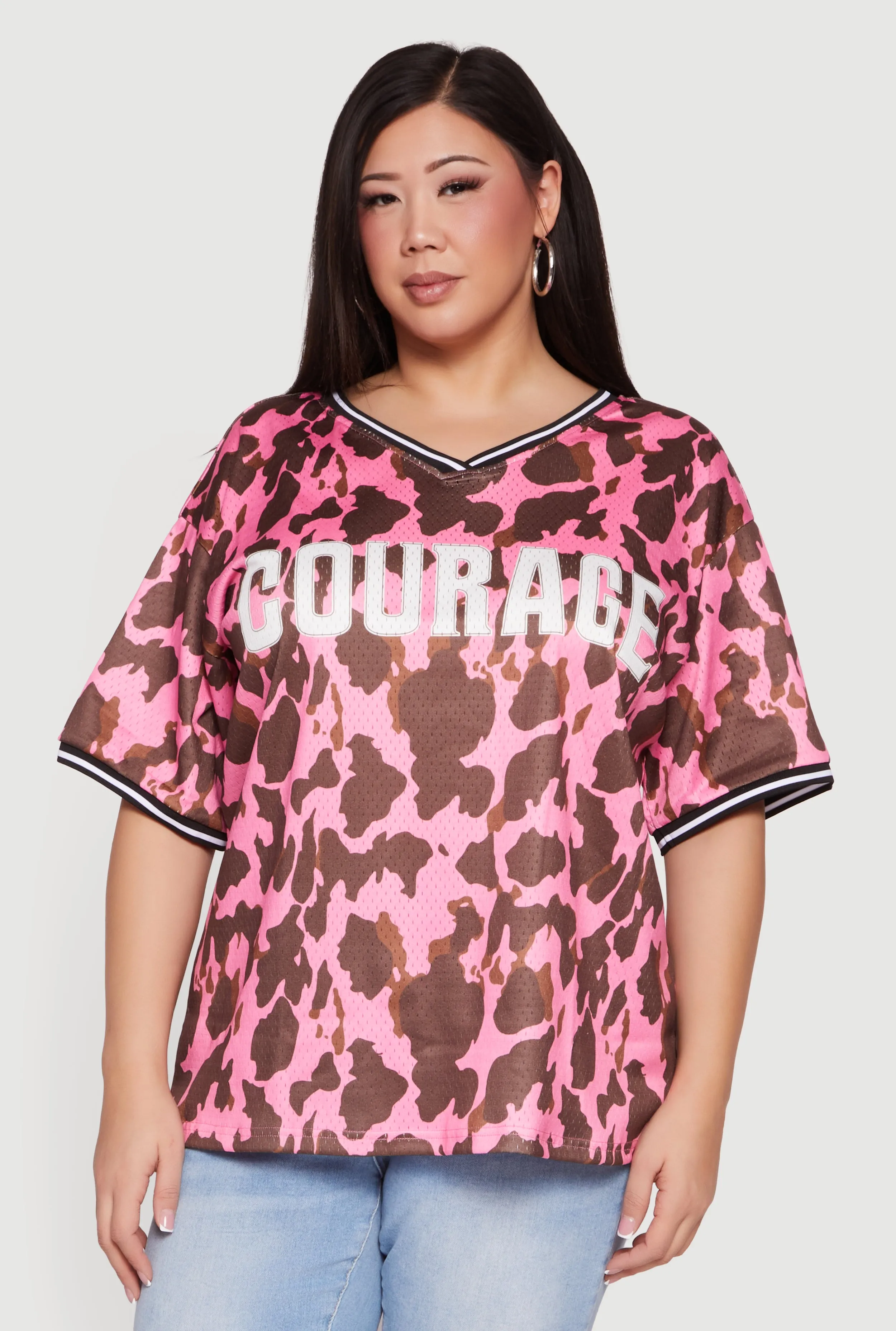 Plus Size Courage Graphic Jersey sold by Rainbow product image thumbnail 2