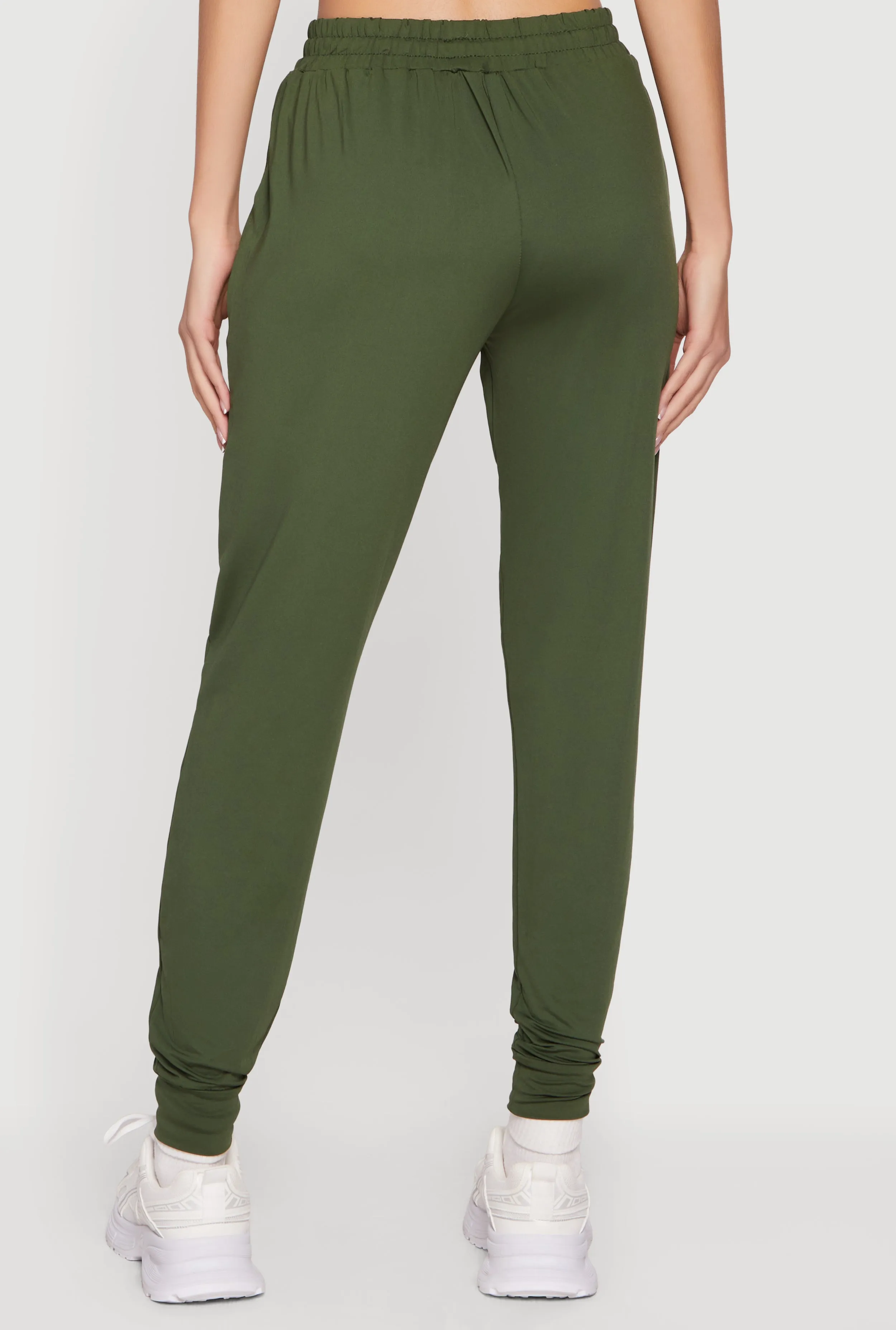 Trendy Mid Rise Drawstring Waist Joggers sold by Rainbow product image thumbnail 5