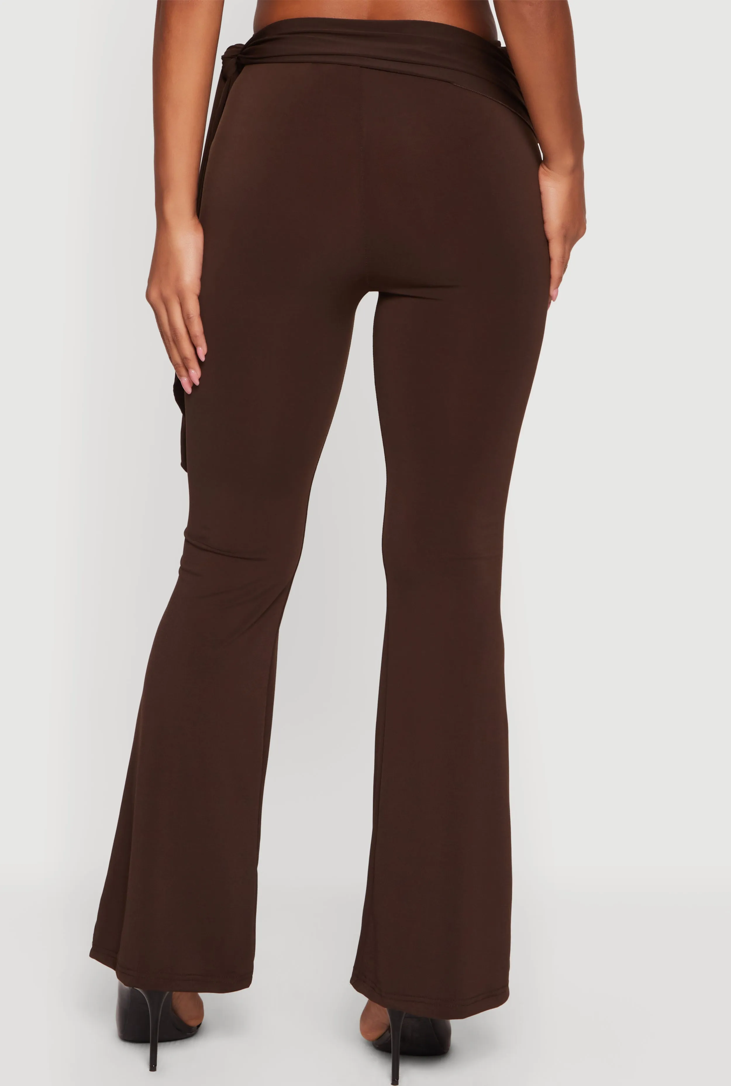 Tie Waist Pull On Flare Pants sold by Rainbow product image thumbnail 5