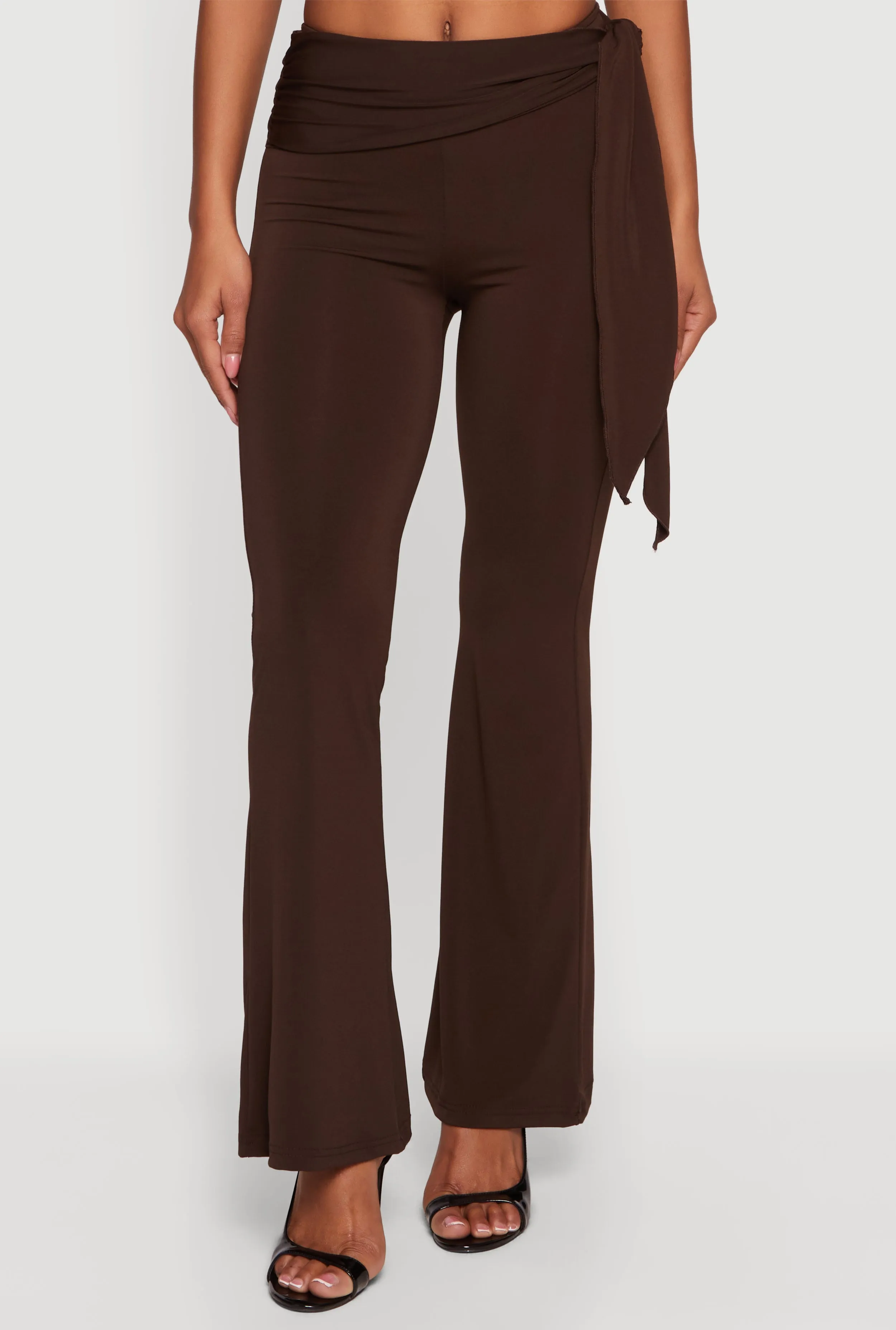 Tie Waist Pull On Flare Pants sold by Rainbow product image thumbnail 3
