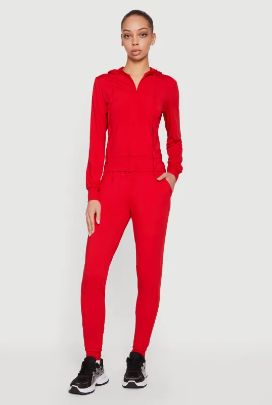 Trendy Mid Rise Drawstring Waist Joggers sold by Rainbow