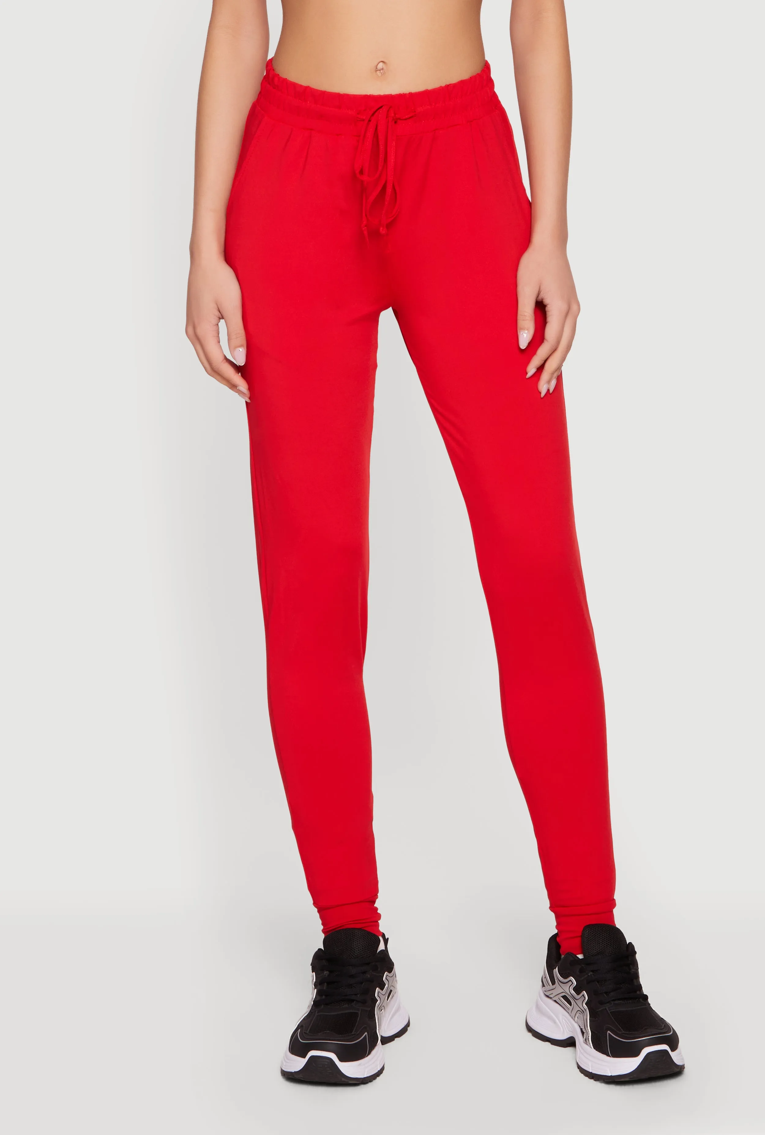 Trendy Mid Rise Drawstring Waist Joggers sold by Rainbow product image thumbnail 3