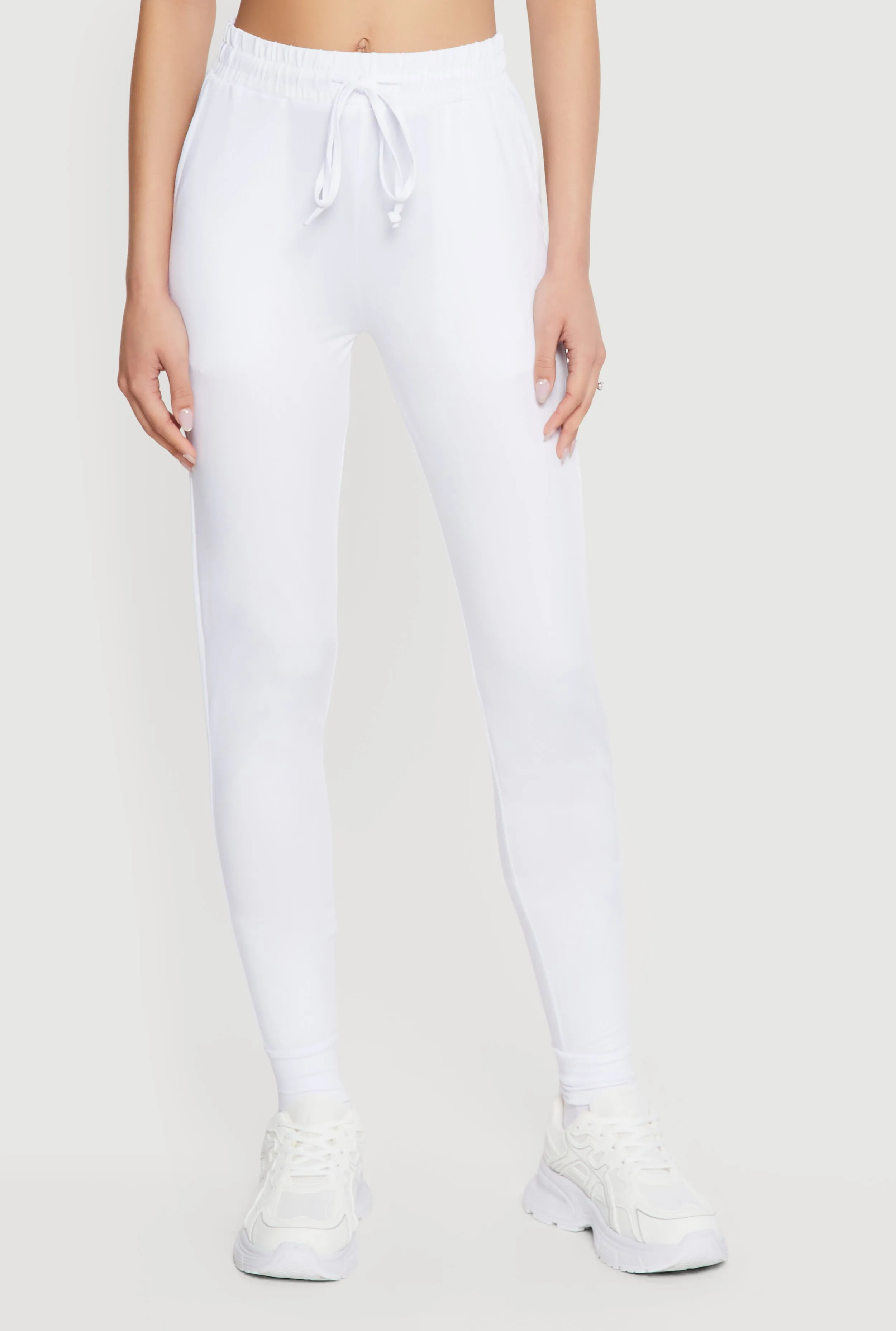 Trendy Mid Rise Drawstring Waist Joggers sold by Rainbow product image thumbnail 3