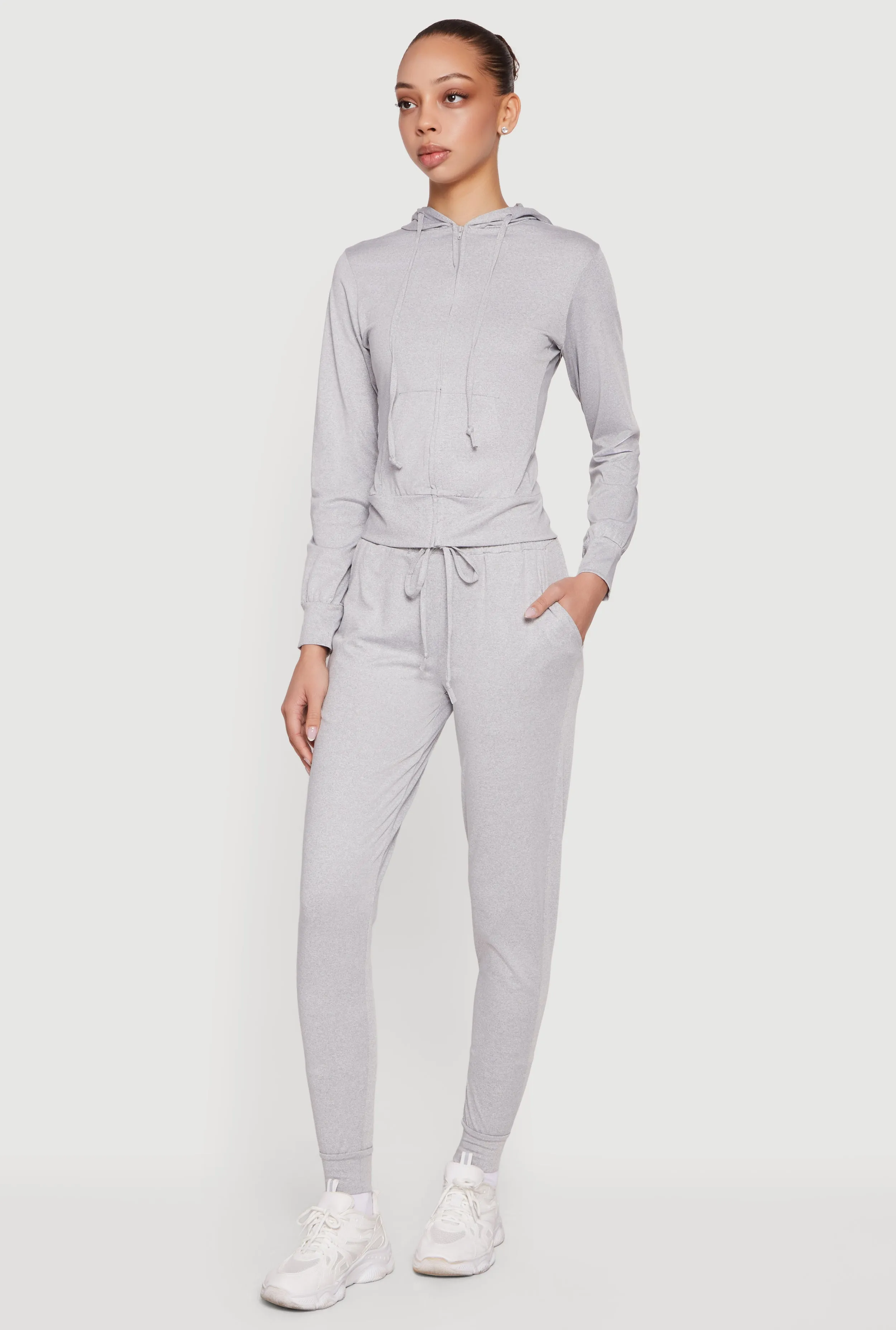 Trendy Mid Rise Drawstring Waist Joggers sold by Rainbow product image thumbnail 2