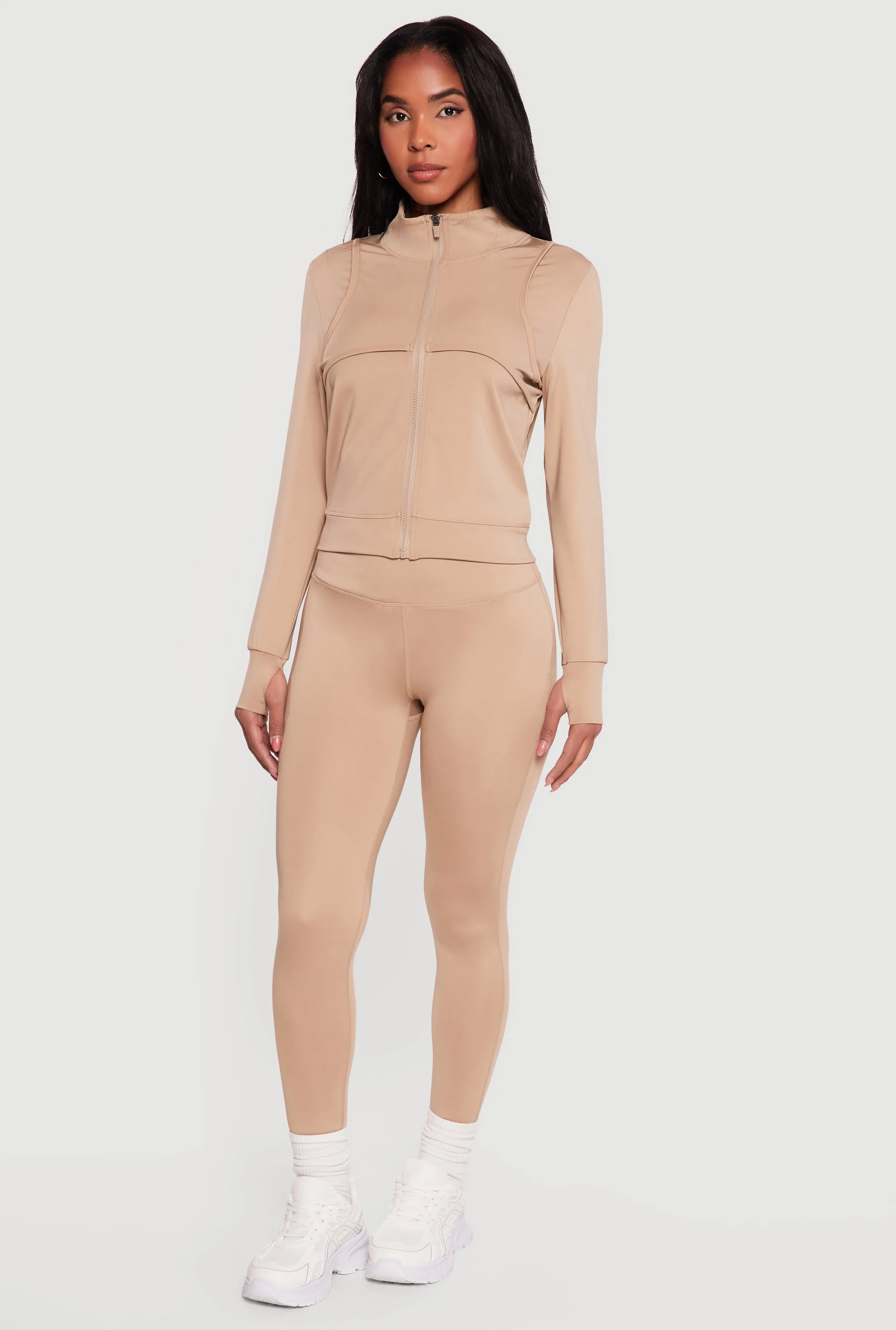 Solid High Waisted Active Leggings sold by Rainbow