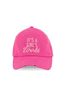Distressed Embroidered Graphic Baseball Hat sold by Rainbow