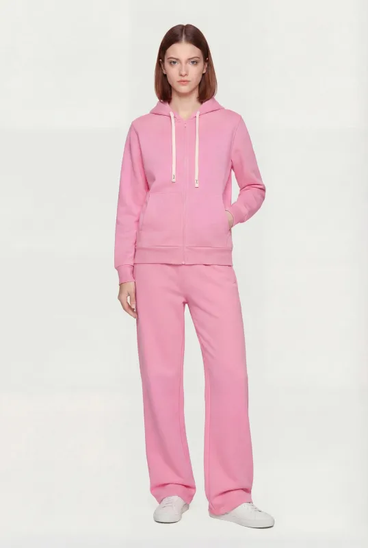 High Waisted Wide Leg Sweatpants with Drawstring Waist sold by Rainbow