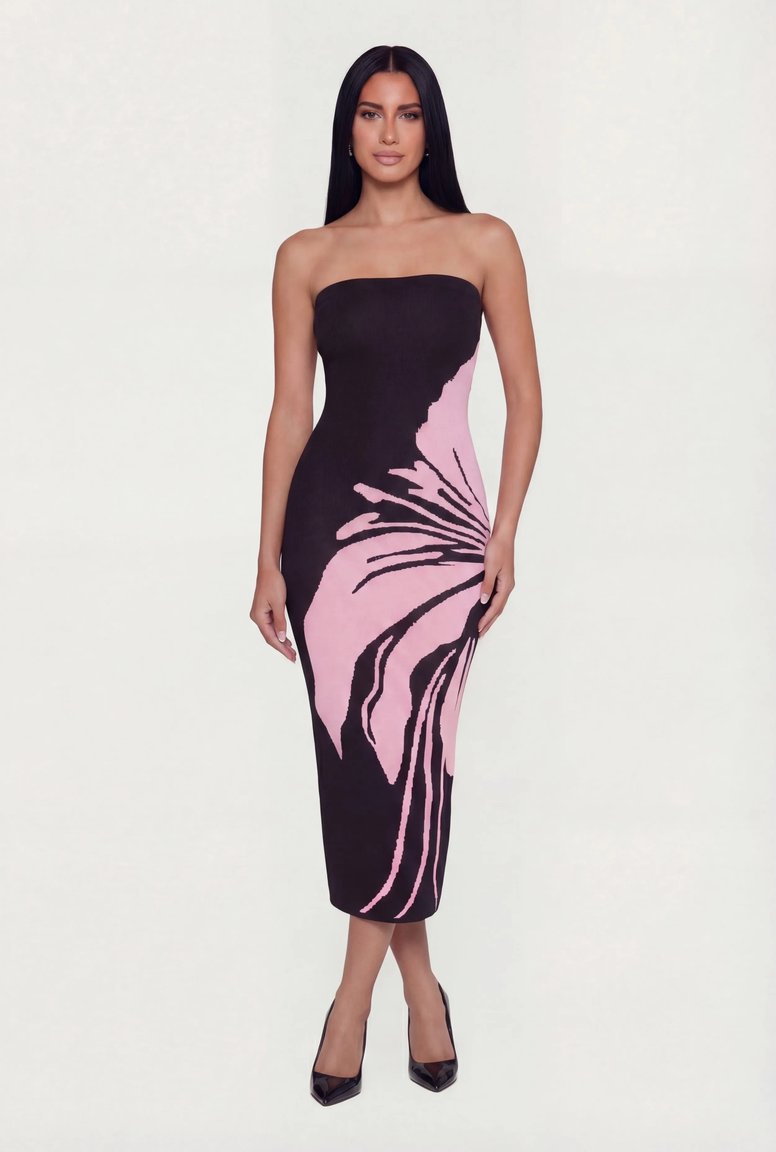 Floral Tube Maxi Sweater Dress sold by Rainbow