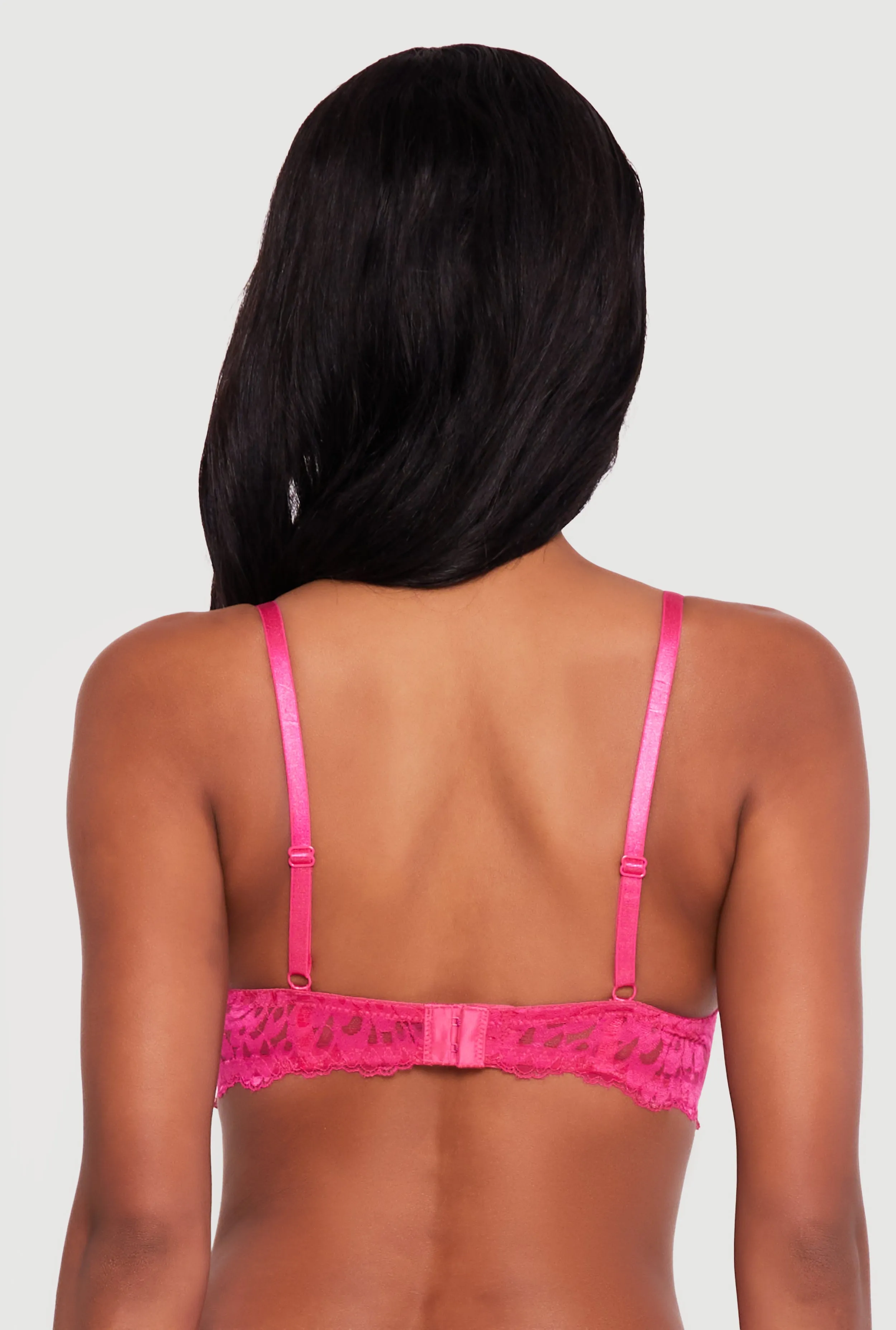 Scalloped Hem Floral Lace Bra sold by Rainbow product image thumbnail 5