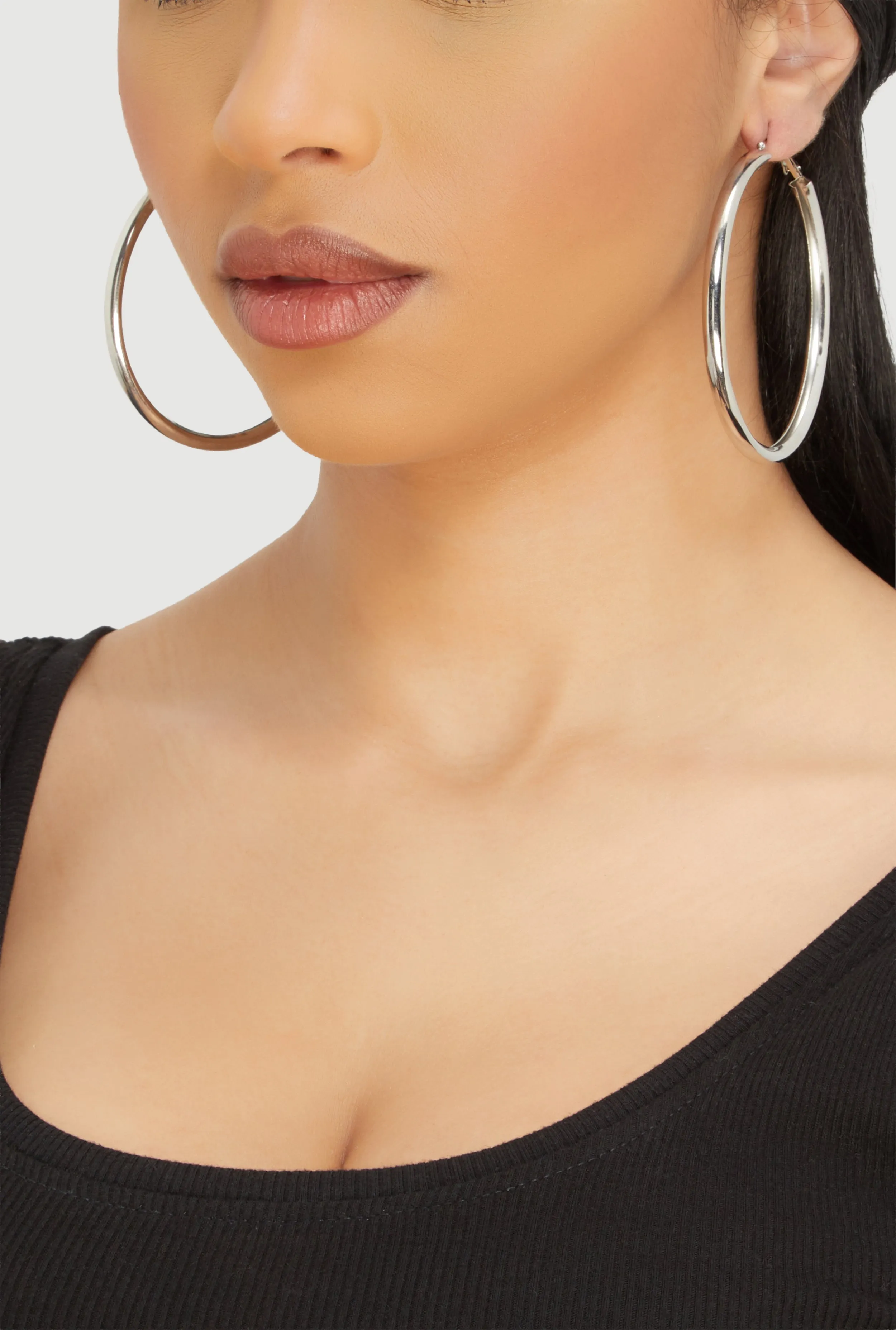 Assorted Cubic Zirconia Stud and Hoop Earrings Set of 9 sold by Rainbow product image thumbnail 2