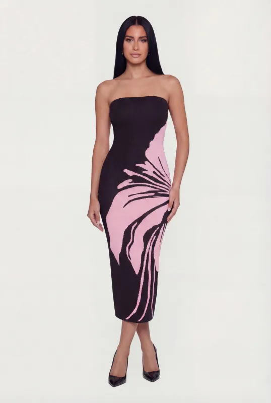 Floral Tube Maxi Sweater Dress sold by Rainbow