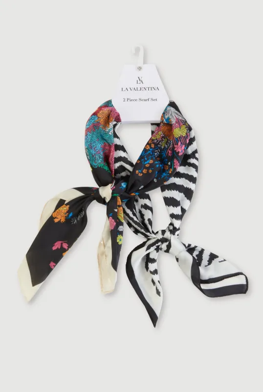 Patterned Multiway Scarves 2 Pack sold by Rainbow