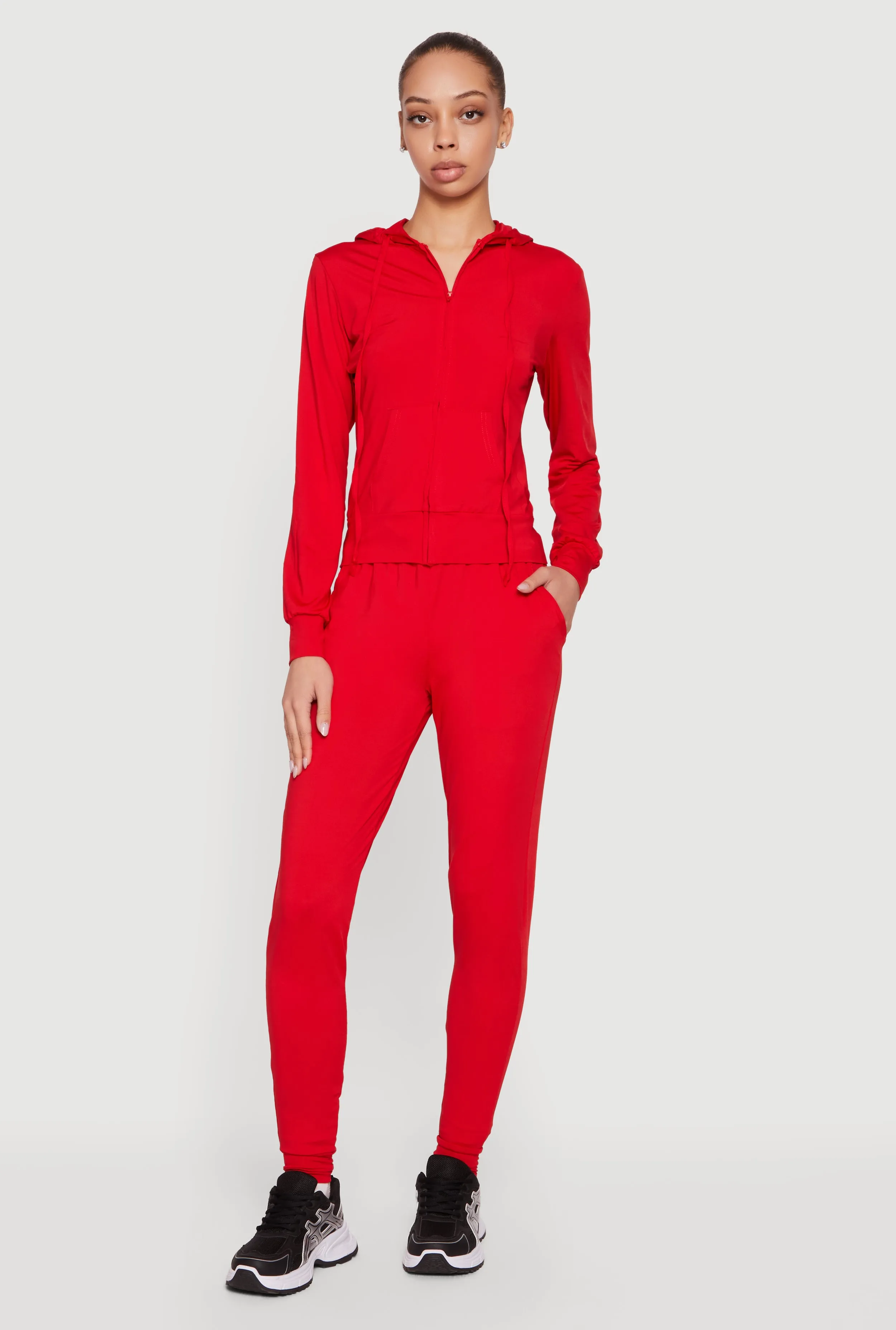 Trendy Mid Rise Drawstring Waist Joggers sold by Rainbow product image thumbnail 4