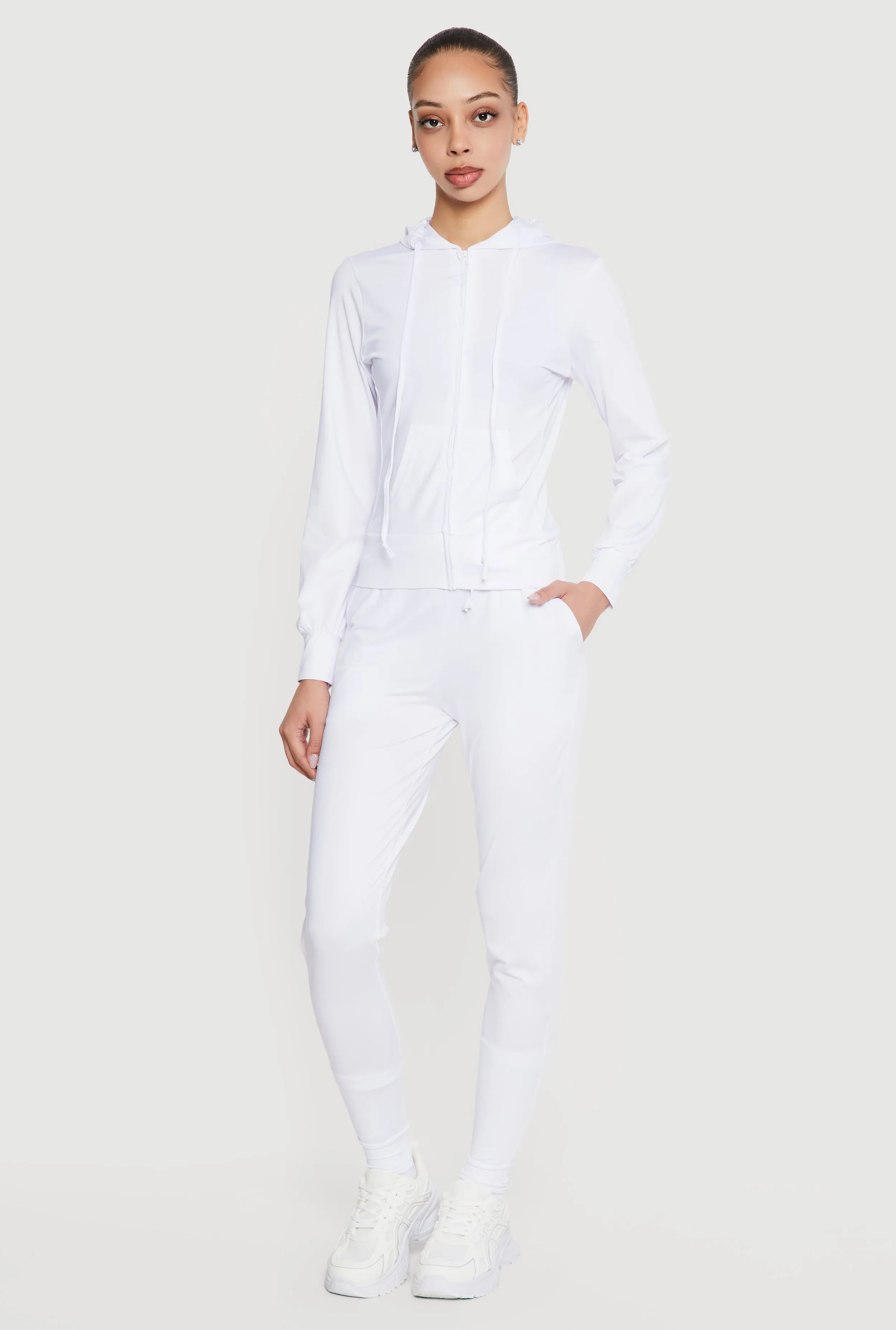 Trendy Mid Rise Drawstring Waist Joggers sold by Rainbow product image thumbnail 2