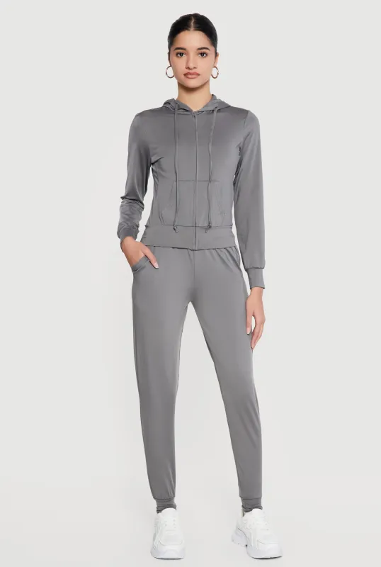 Trendy Mid Rise Drawstring Waist Joggers sold by Rainbow