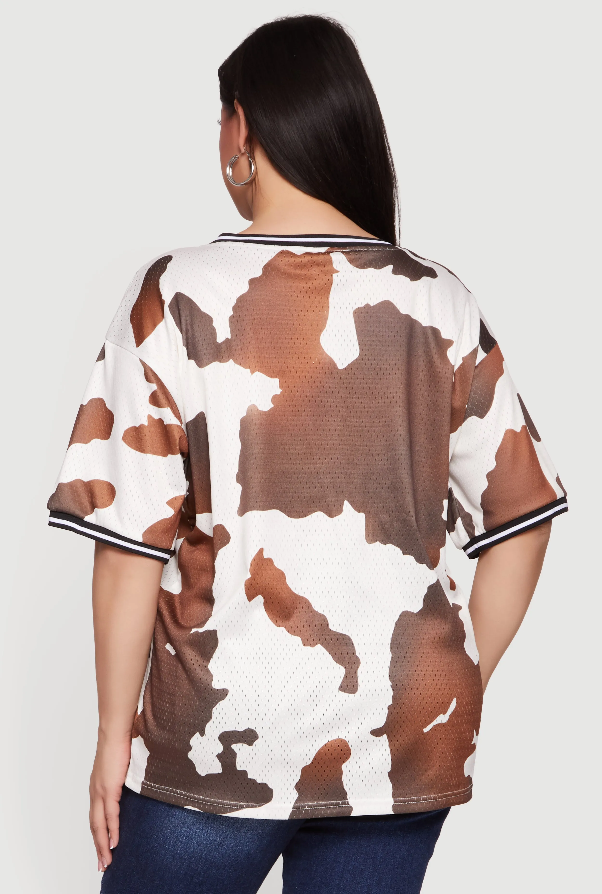 Plus Size Fearless Graphic Jersey sold by Rainbow product image thumbnail 5