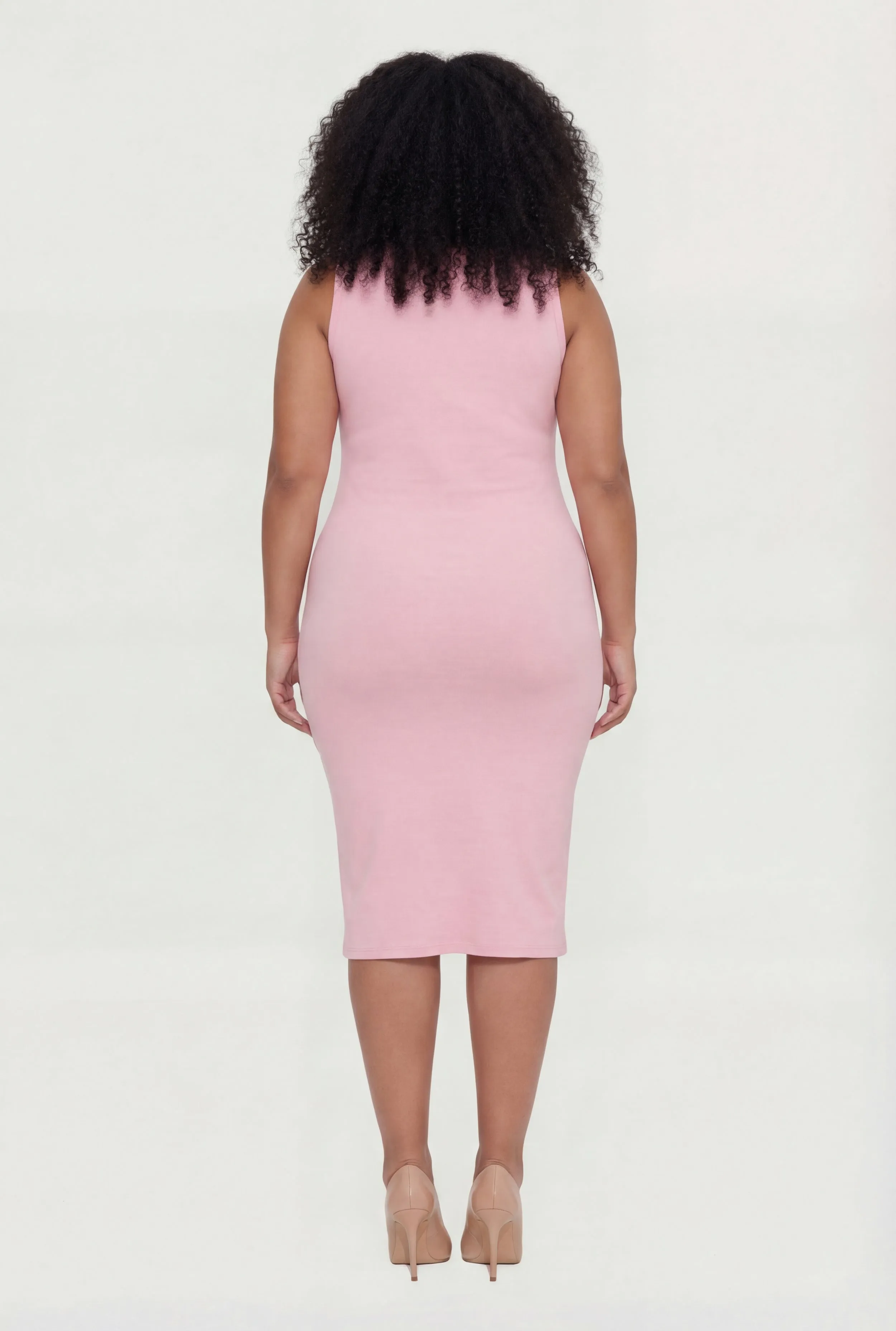 Plus Size Scoop Neck Tank Midi Dress sold by Rainbow product image thumbnail 3