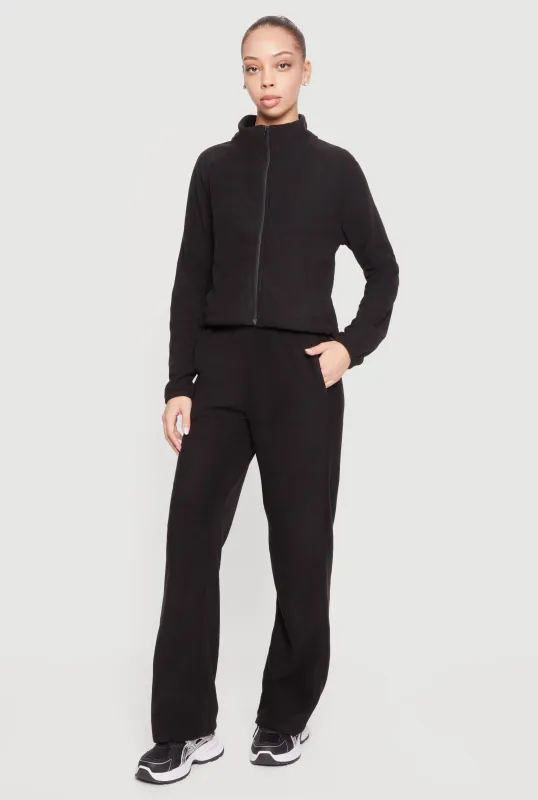 High Waisted Straight Leg Sweatpants sold by Rainbow