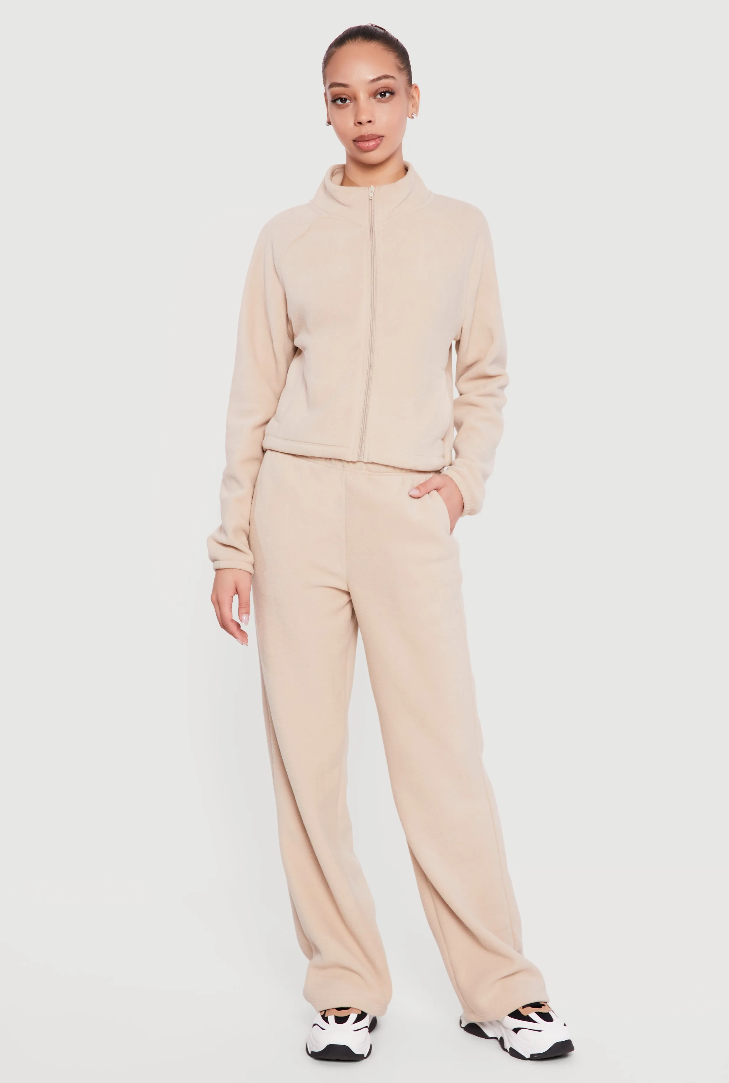 High Waisted Straight Leg Sweatpants sold by Rainbow product image thumbnail 3