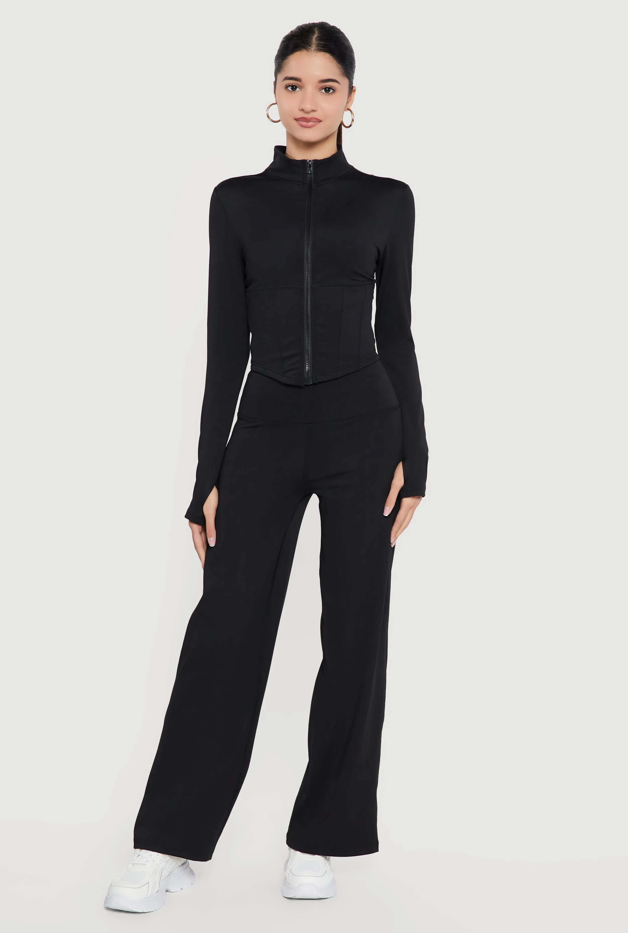 High Waisted Wide Leg Yoga Pants sold by Rainbow