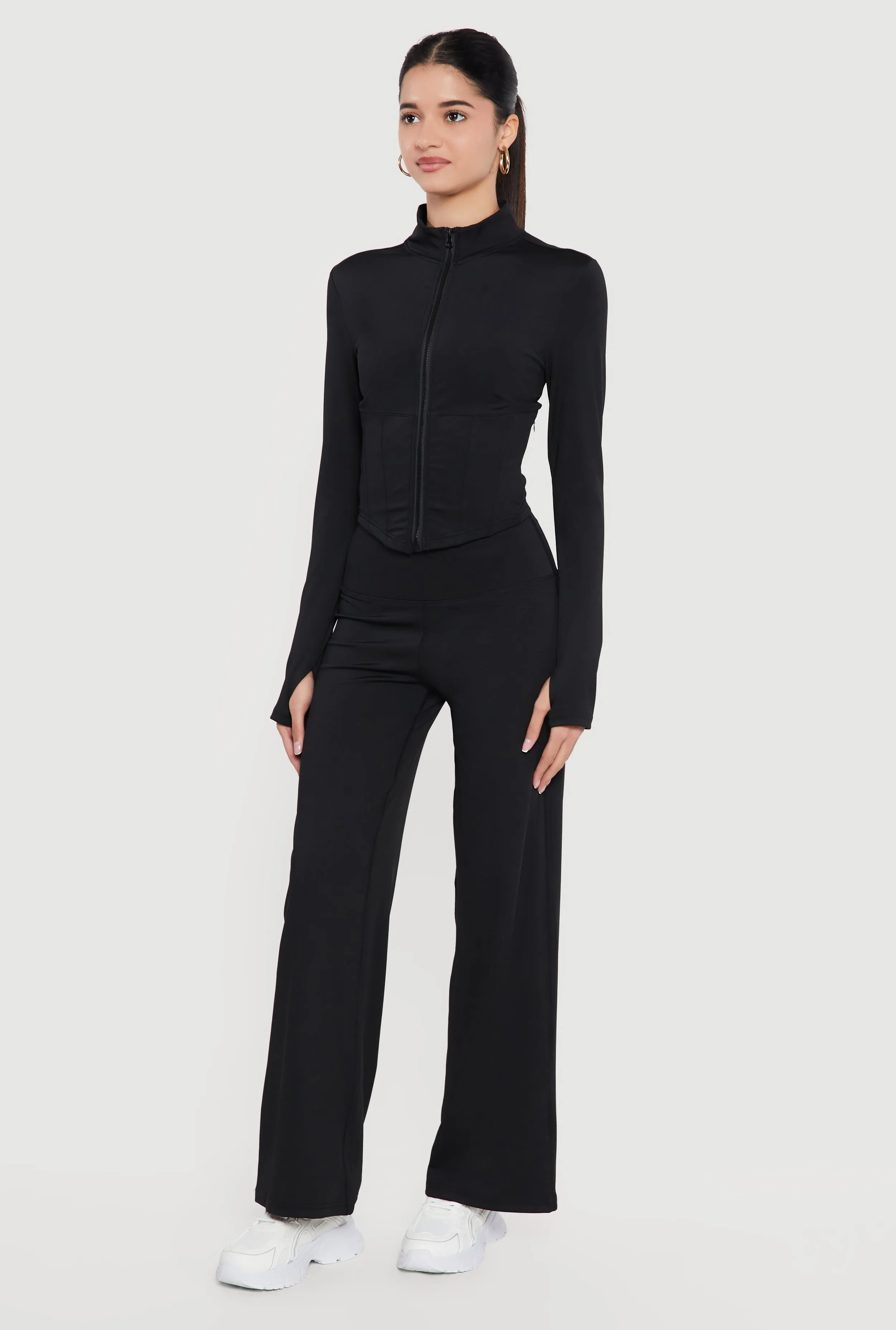 High Waisted Wide Leg Yoga Pants sold by Rainbow product image thumbnail 2