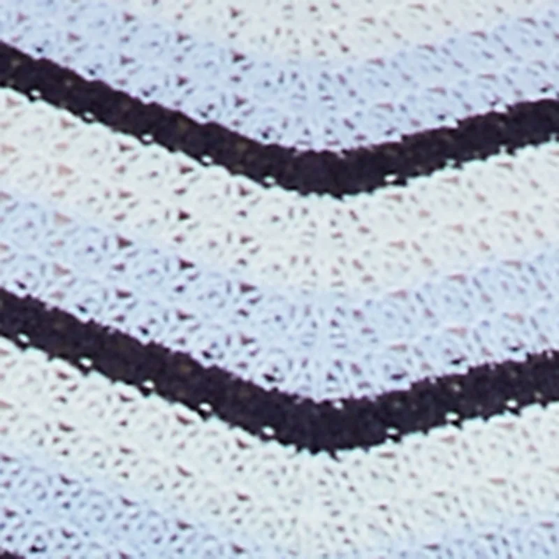 Plus Size Chevron Crochet Halter Midi Dress sold by Rainbow product image thumbnail 4