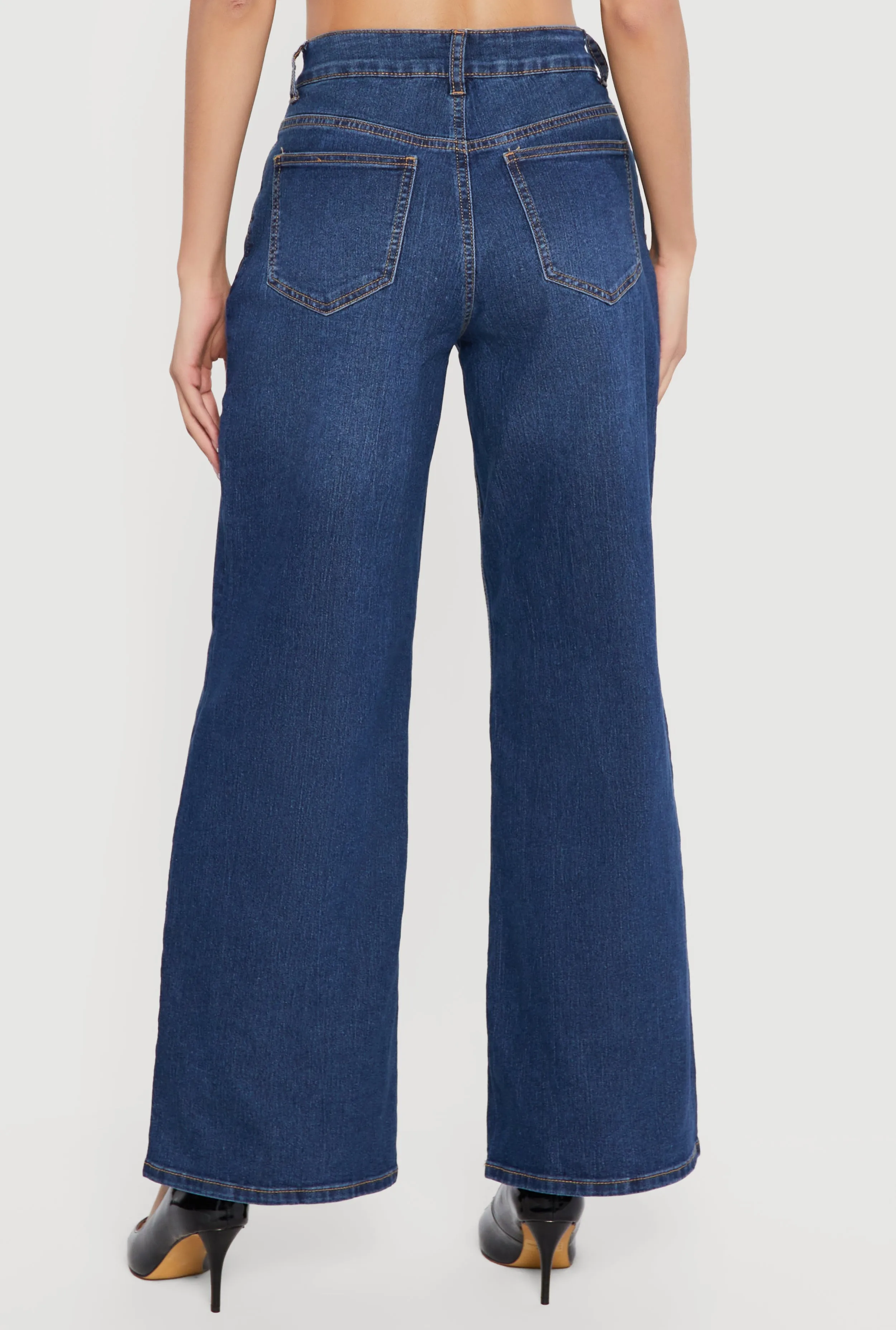 Whiskered Wide Leg Jeans sold by Rainbow product image thumbnail 5