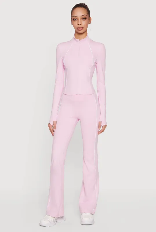 Contrast Piping Active Pants sold by Rainbow