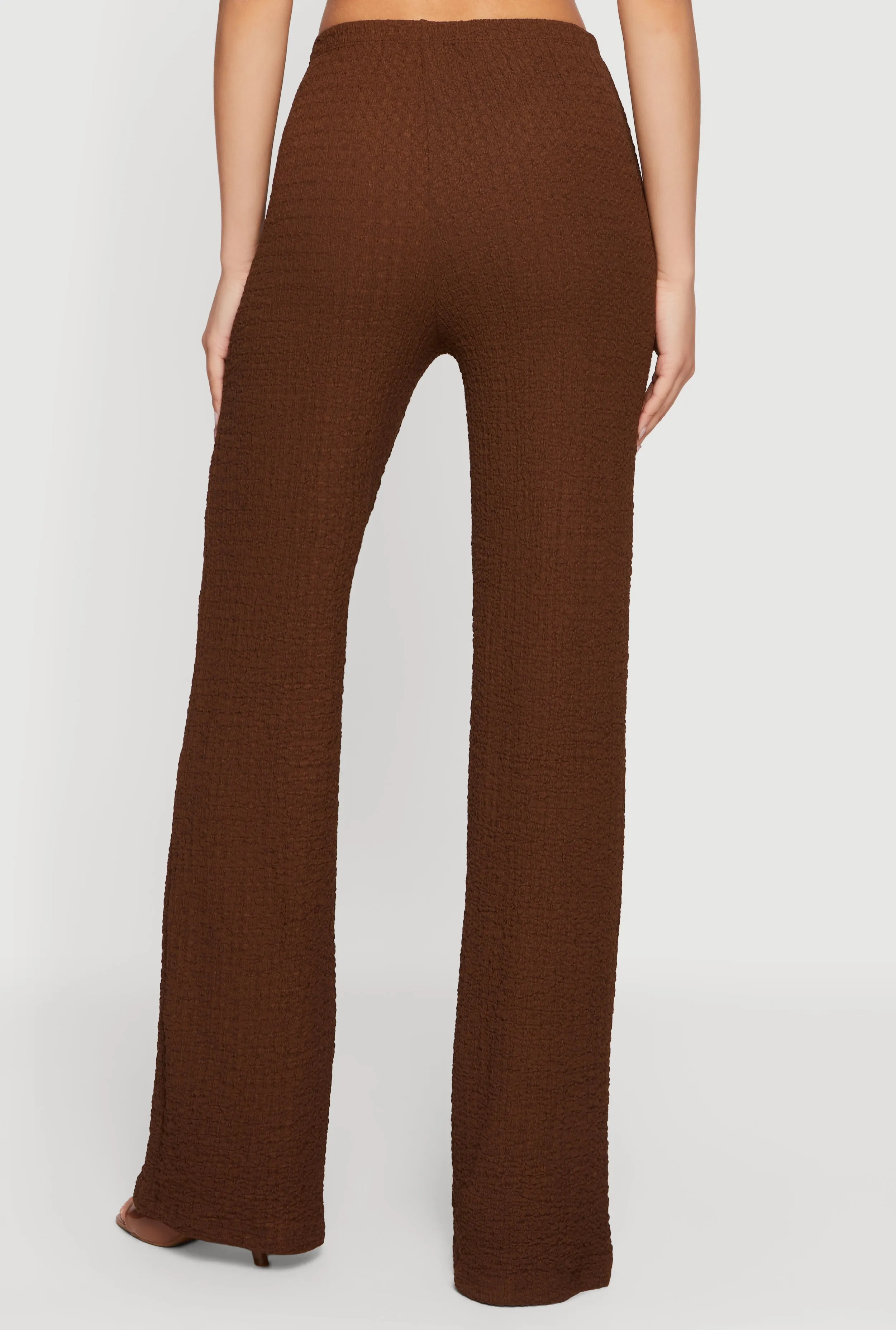 Mid Rise Textured Knit Straight Leg Pants sold by Rainbow product image thumbnail 5