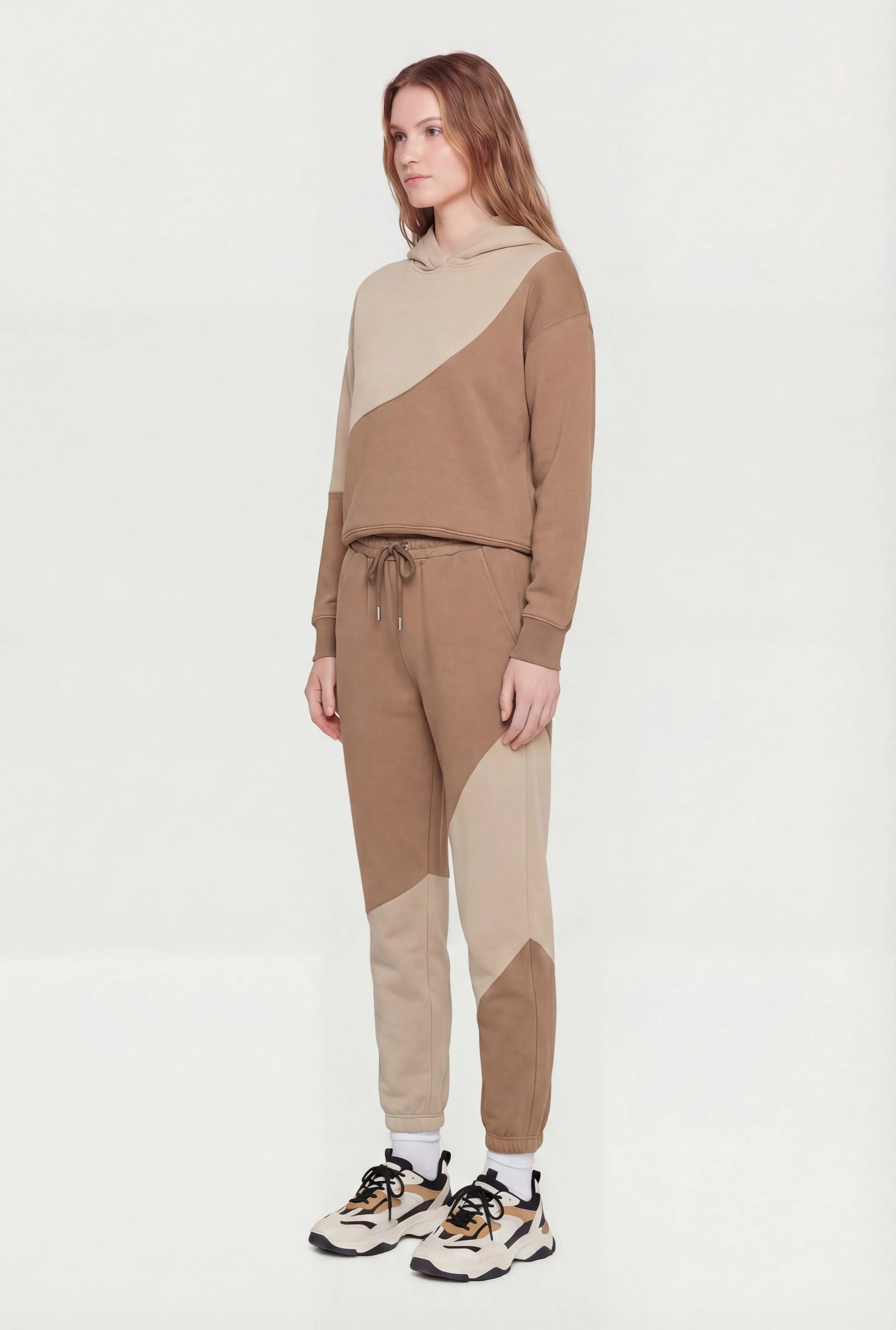 Two Tone Fleece Pullover Hoodie sold by Rainbow product image thumbnail 3