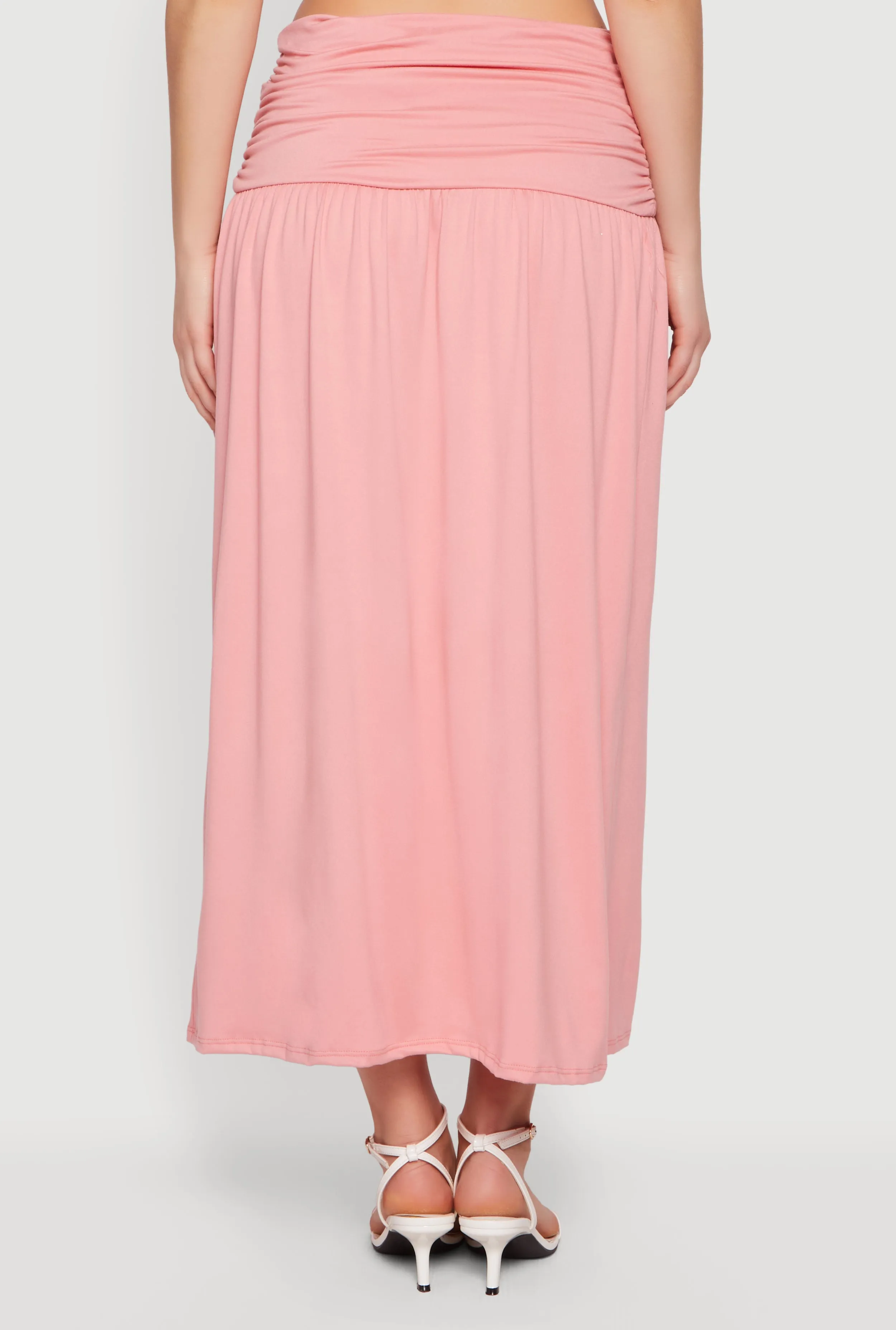 Metallic Starfish Side Slit Maxi Skirt sold by Rainbow product image thumbnail 5