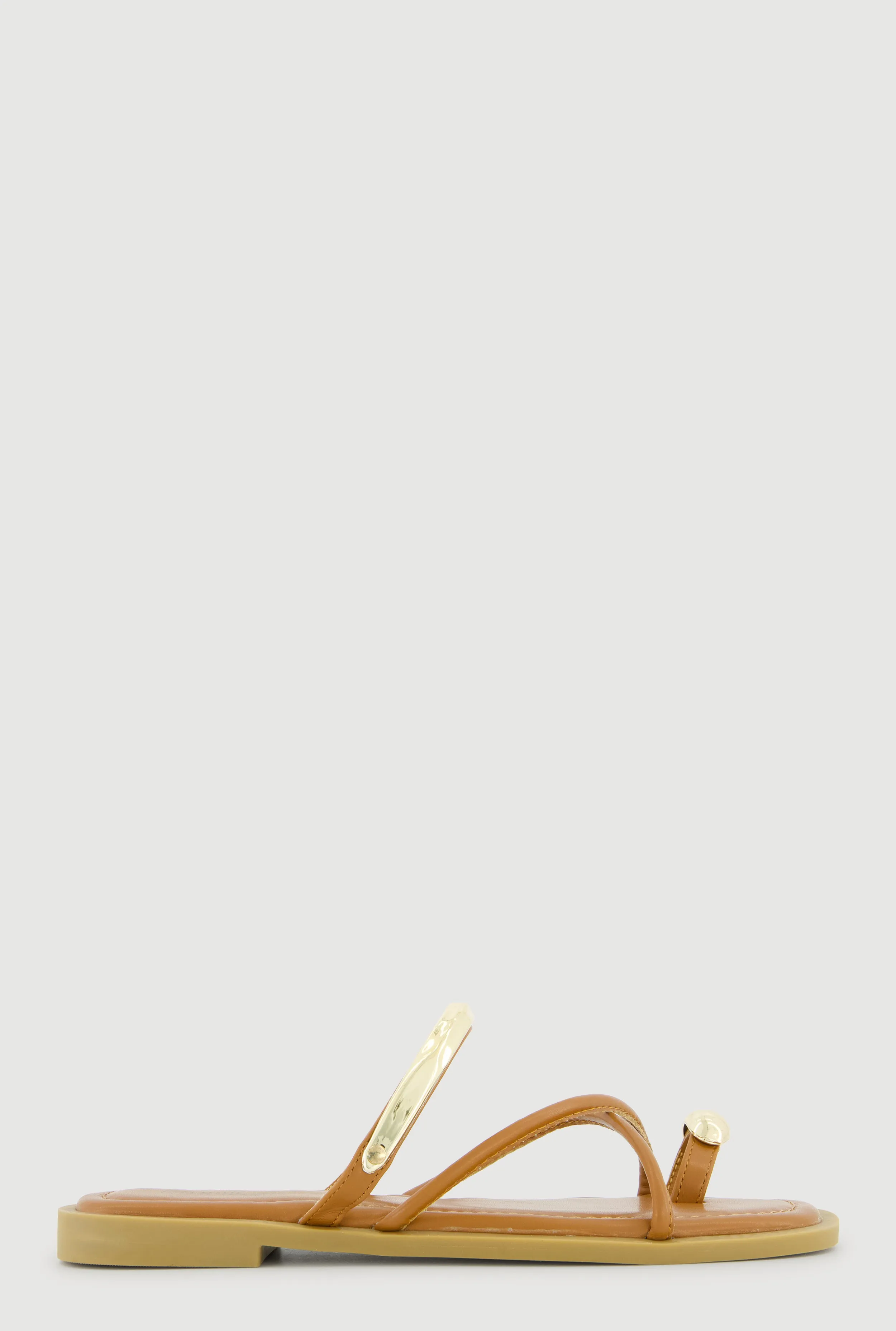 Metallic Toe Loop Strappy Slide Sandals sold by Rainbow product image thumbnail 2