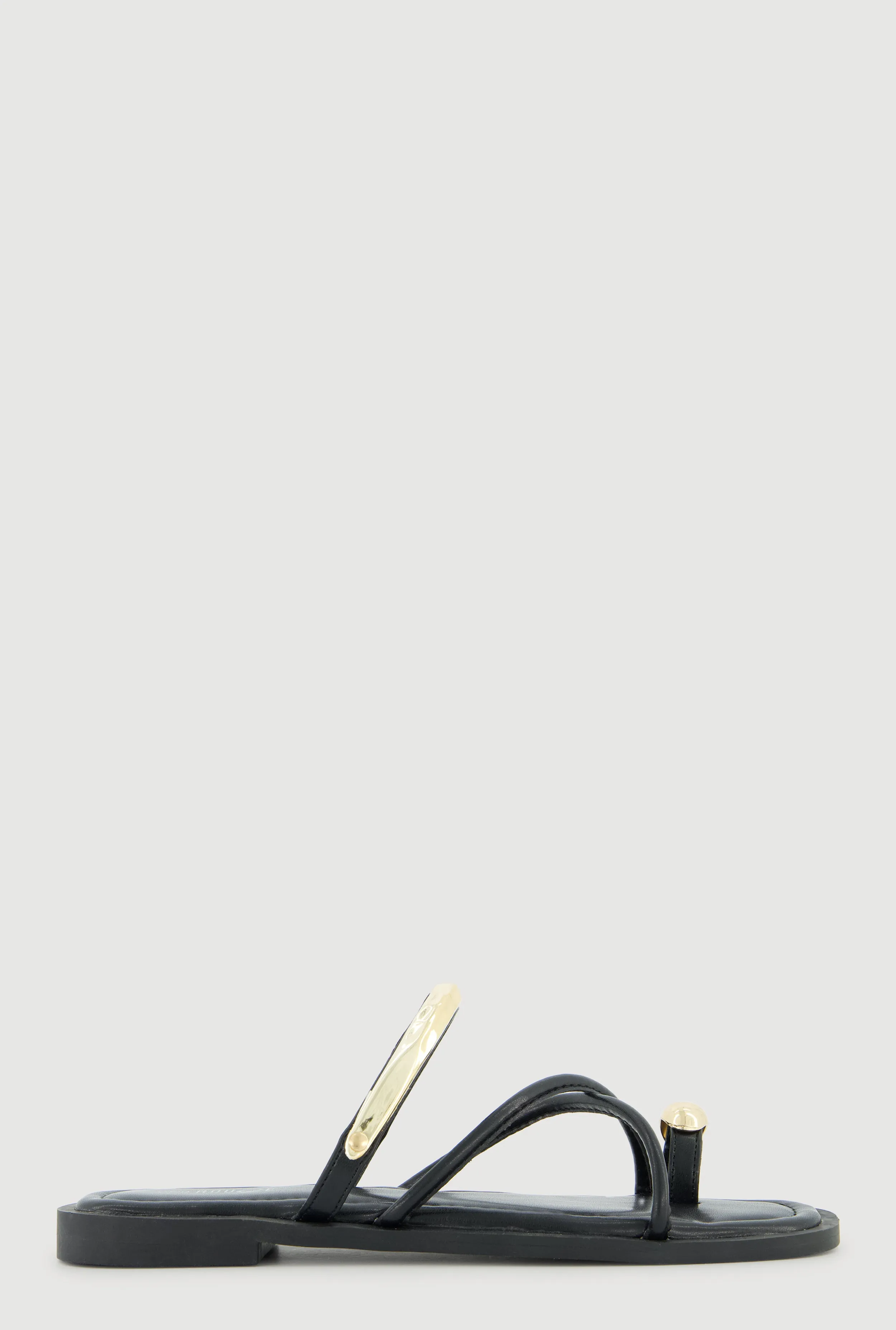 Metallic Toe Loop Strappy Slide Sandals sold by Rainbow product image thumbnail 2