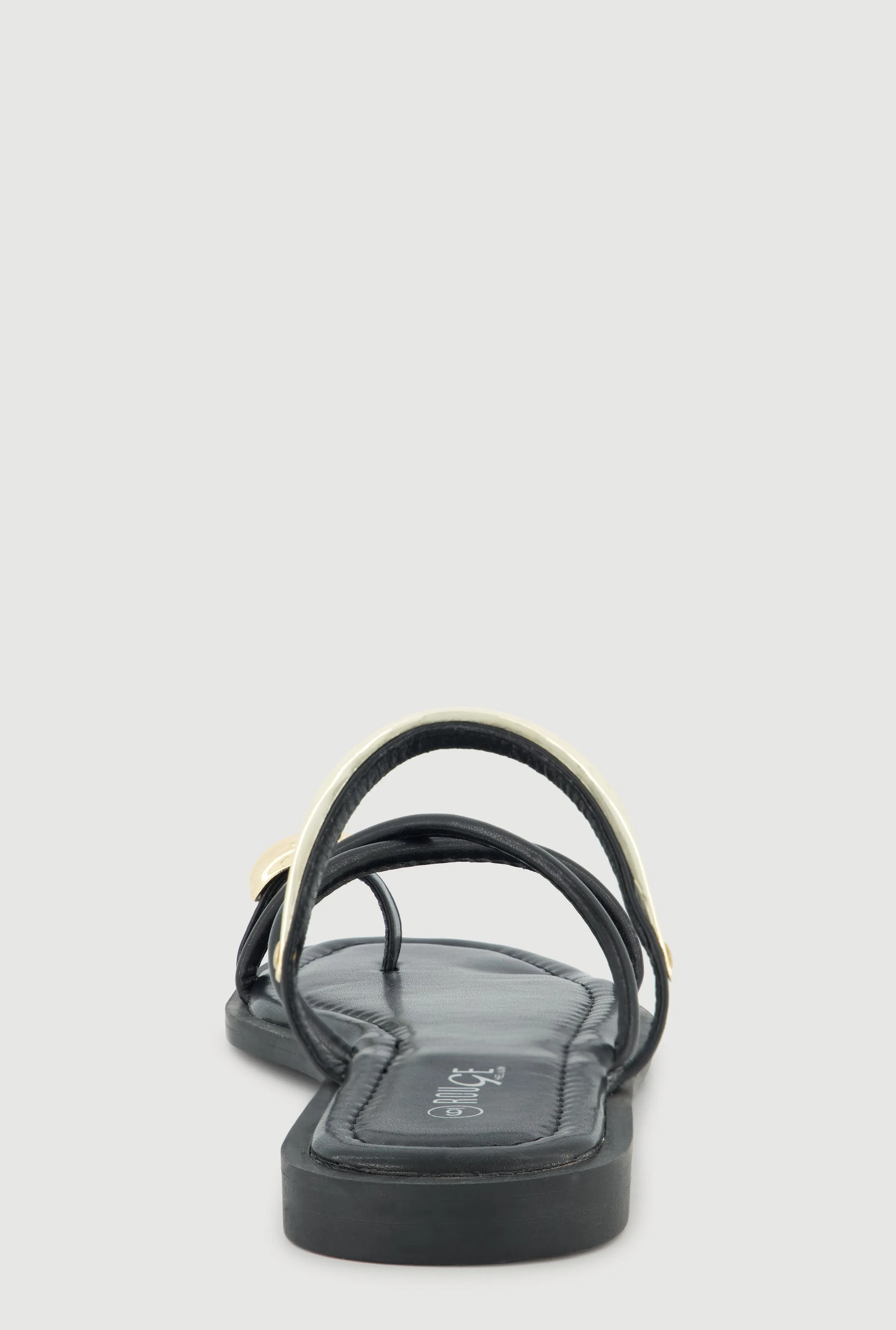 Metallic Toe Loop Strappy Slide Sandals sold by Rainbow product image thumbnail 3