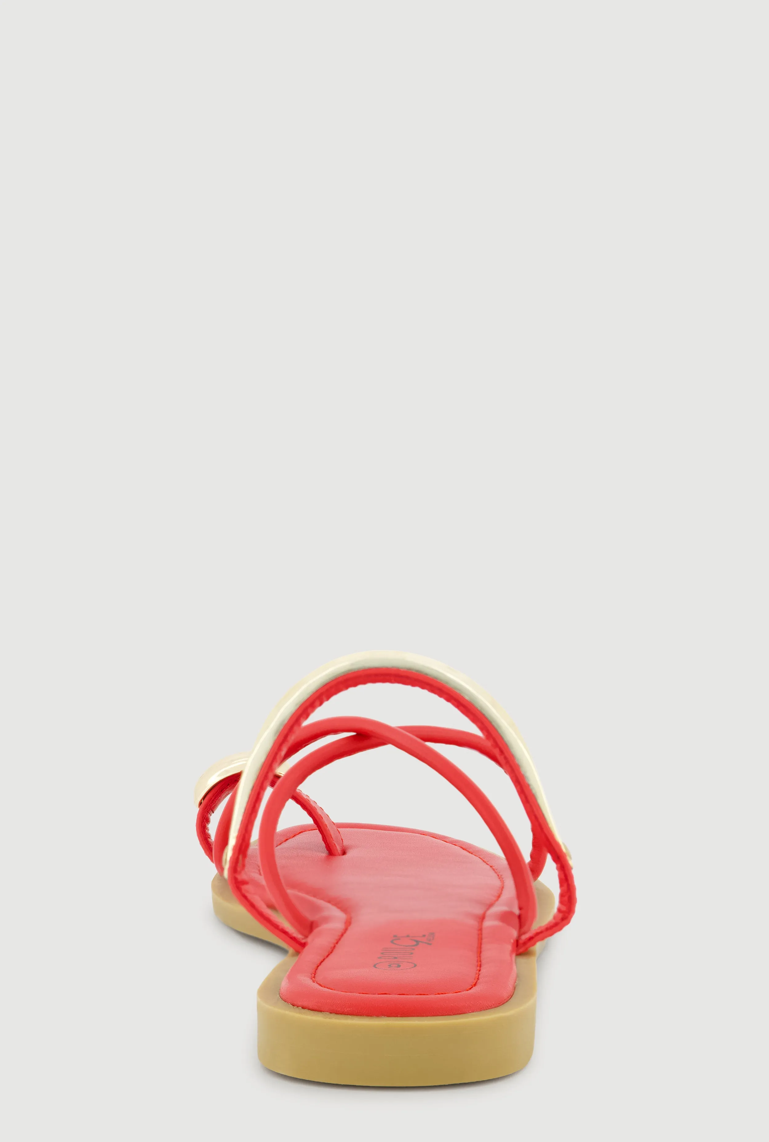 Metallic Toe Loop Strappy Slide Sandals sold by Rainbow product image thumbnail 3