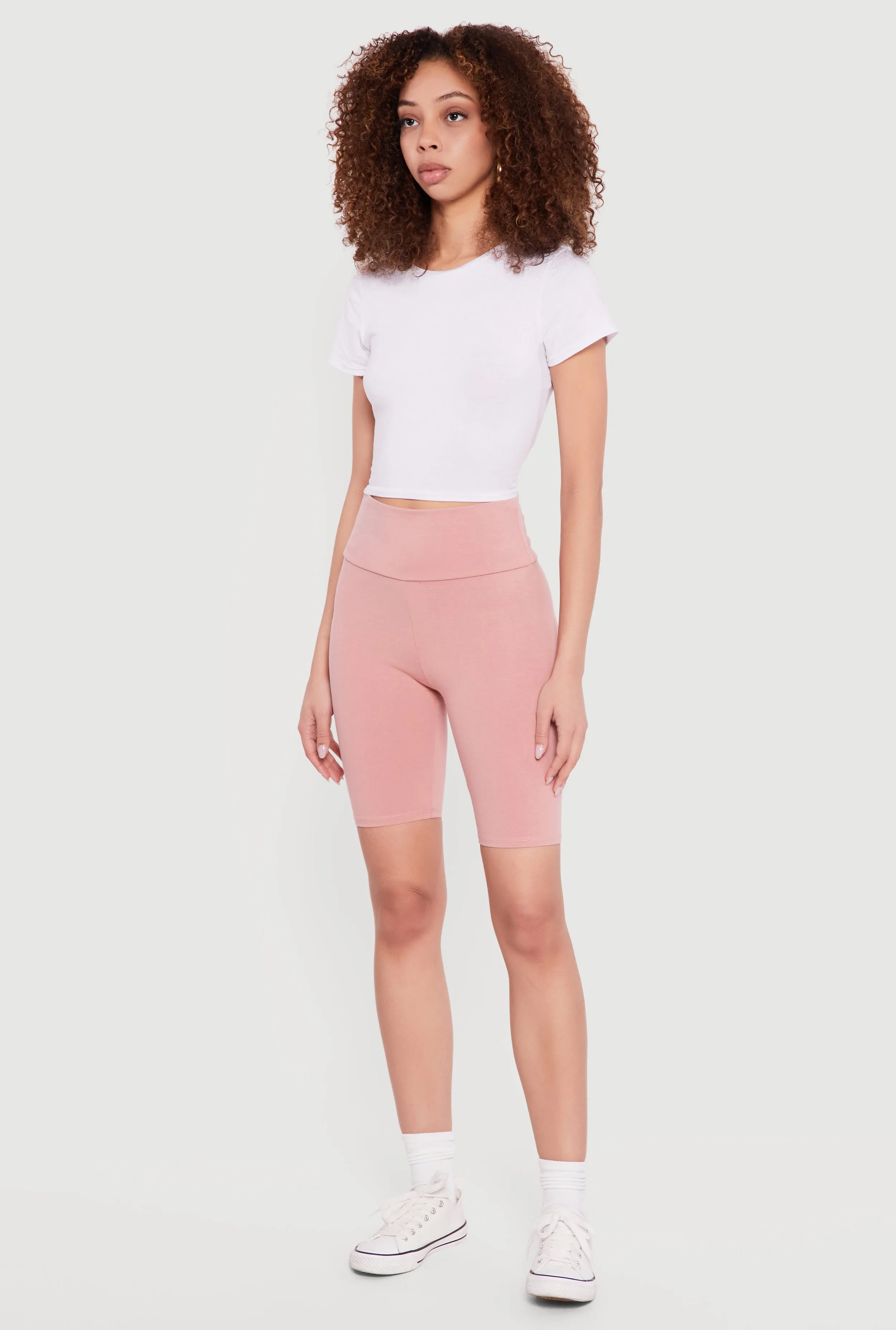High Waisted Bike Shorts sold by Rainbow product image thumbnail 2