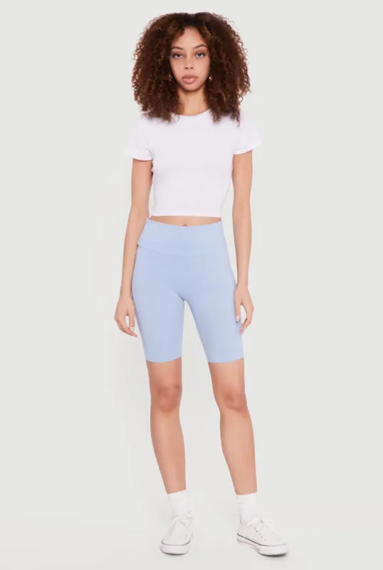 High Waisted Bike Shorts sold by Rainbow