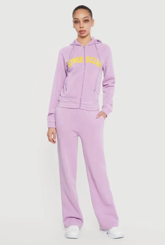 Chenille Lovers Club Graphic Drawstring Waist Joggers made by Rainbow