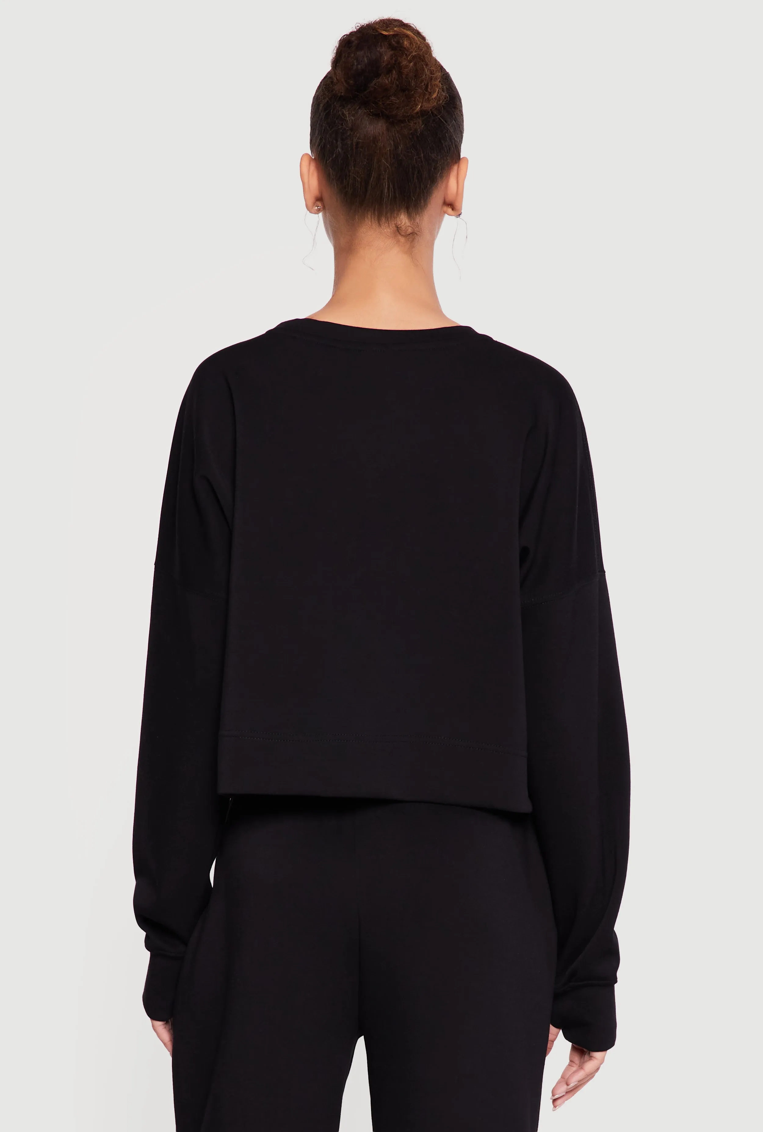 Drop Shoulder Crew Neck Sweatshirt sold by Rainbow product image thumbnail 5